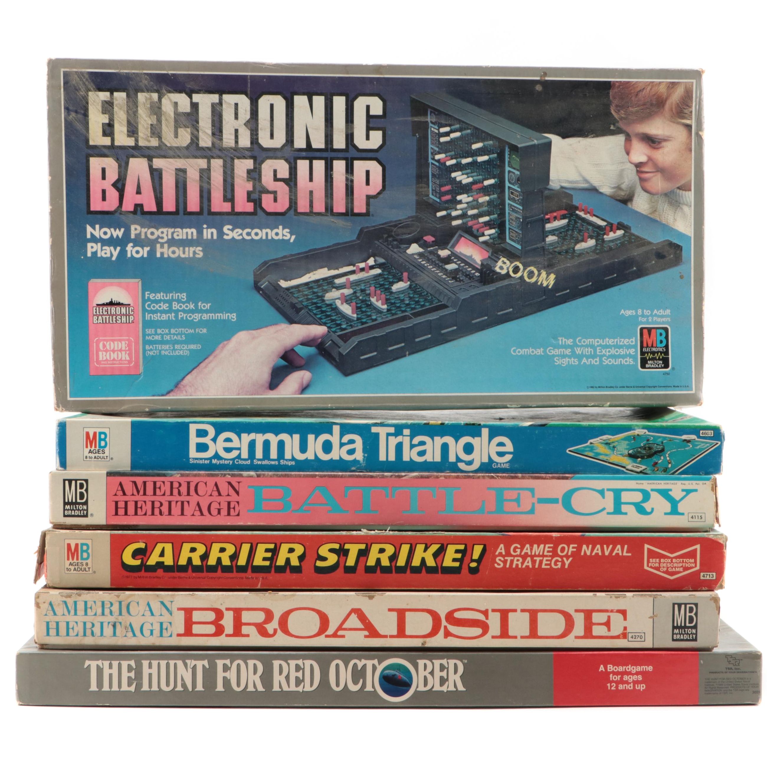 Electronic Battleship, Battle-Cry, and More Board Games, Mid–Late 20th Century