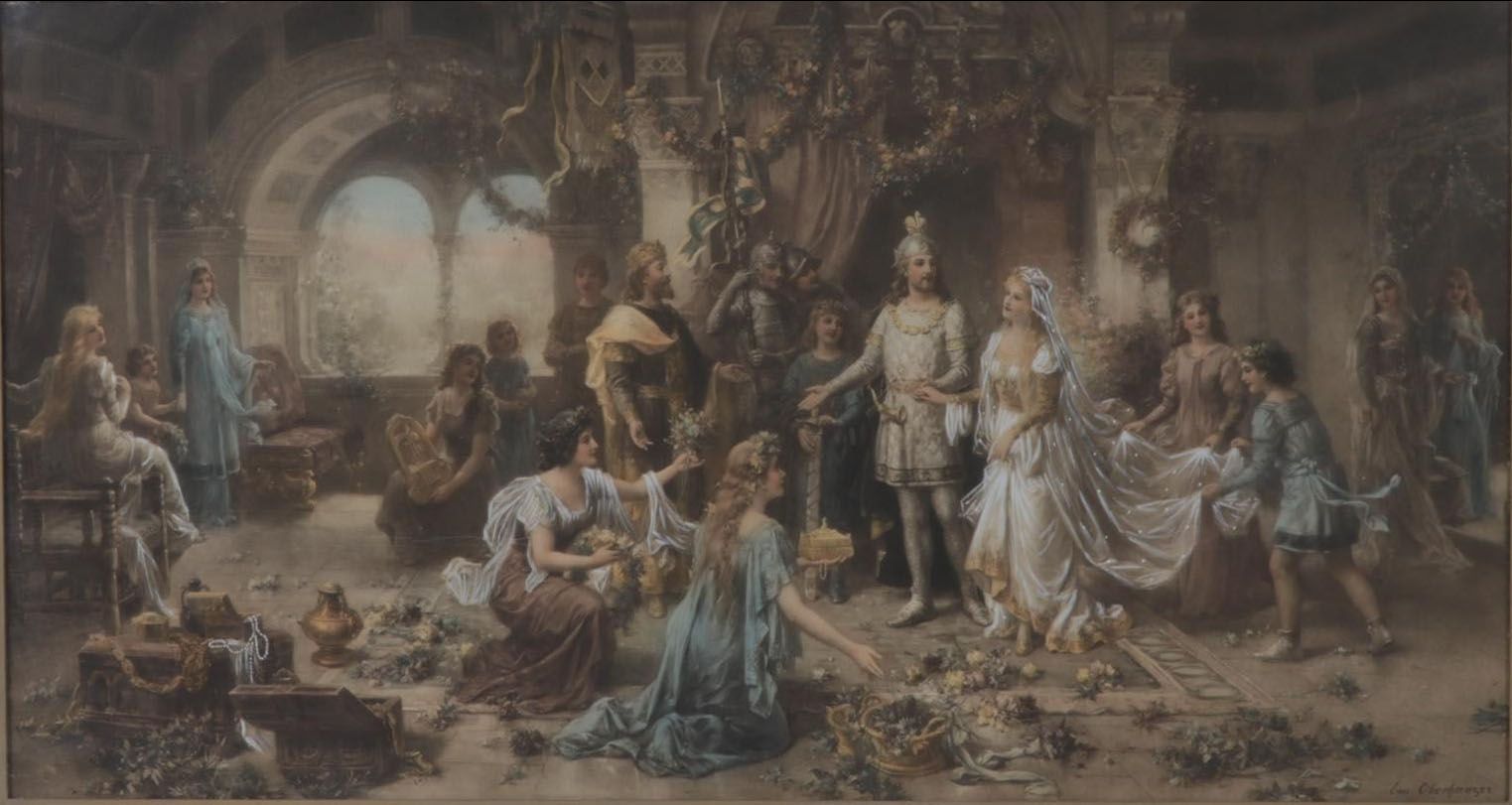 Hand-Colored Photogravure After Emanuel Oberhauser, Early 20th Century