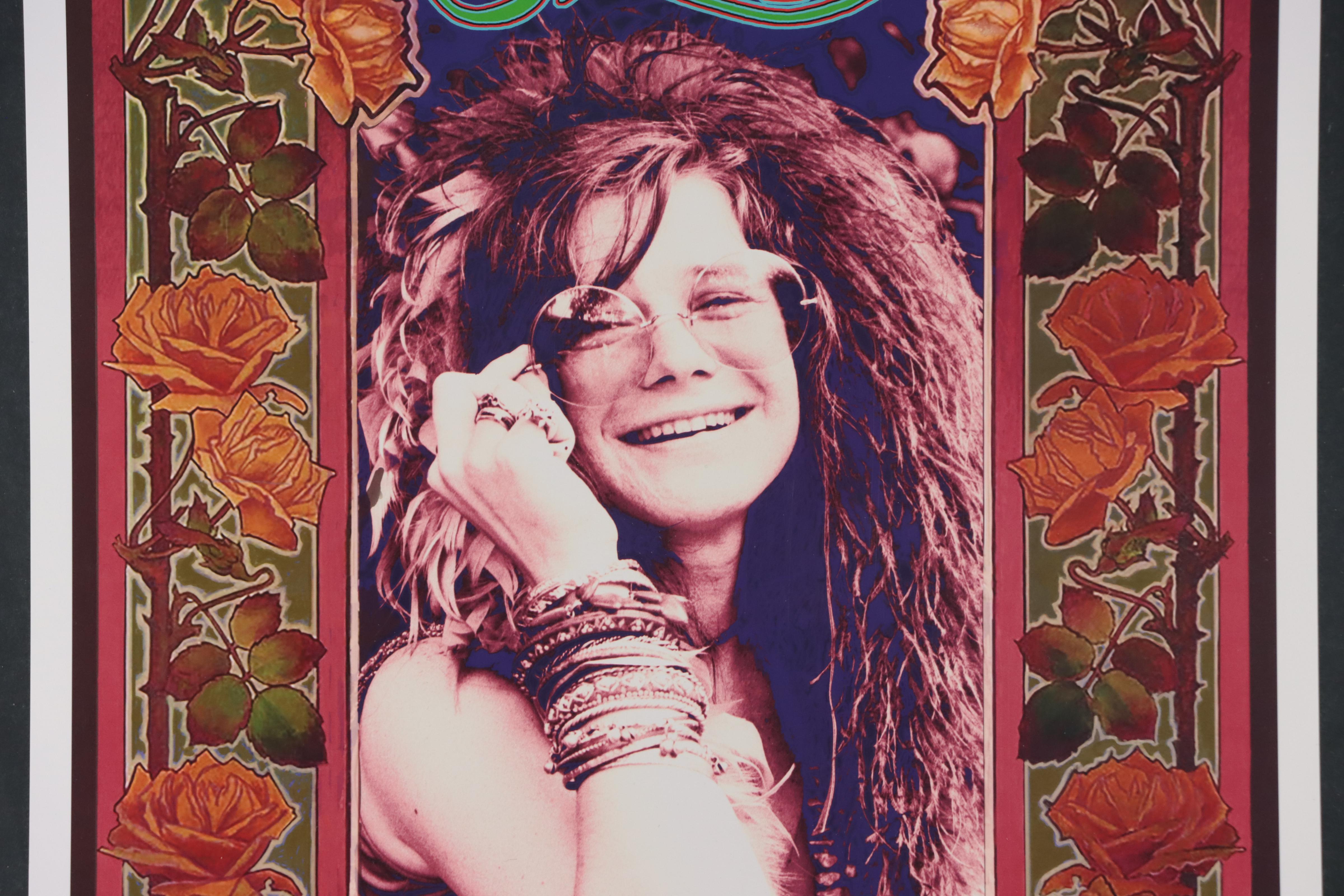 Bob Masse Offset Lithograph Fan Poster "Janis Joplin," 2020