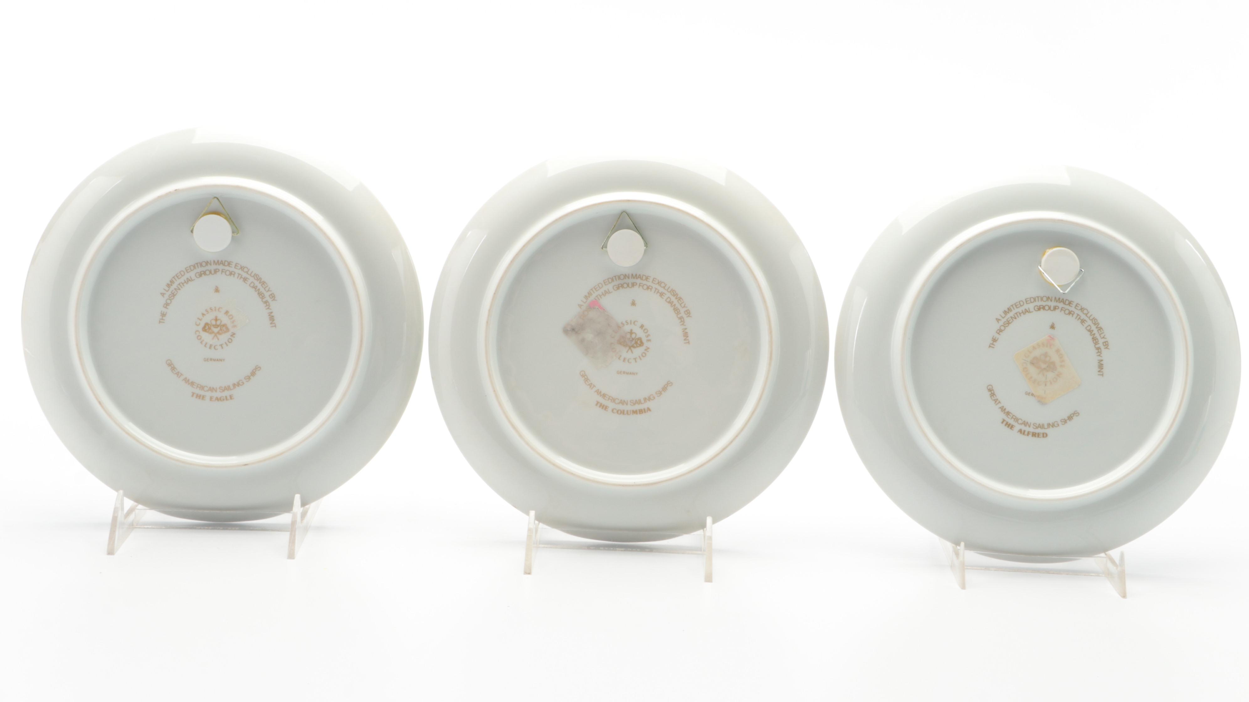 Rosenthal for The Danbury Mint "The Flying Cloud" and Other Sailing Ships Plates