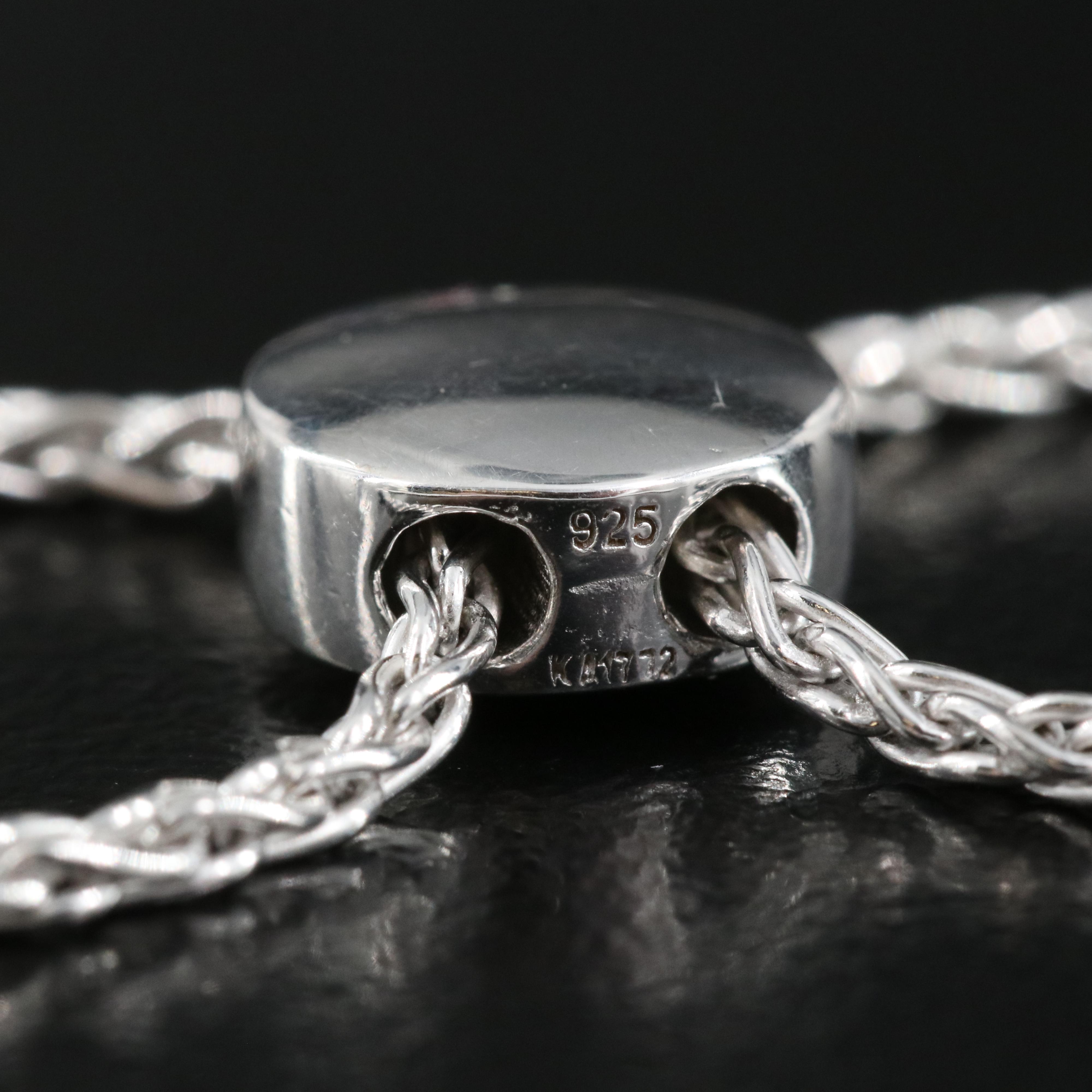 Sterling Sapphire Bolo Bracelet