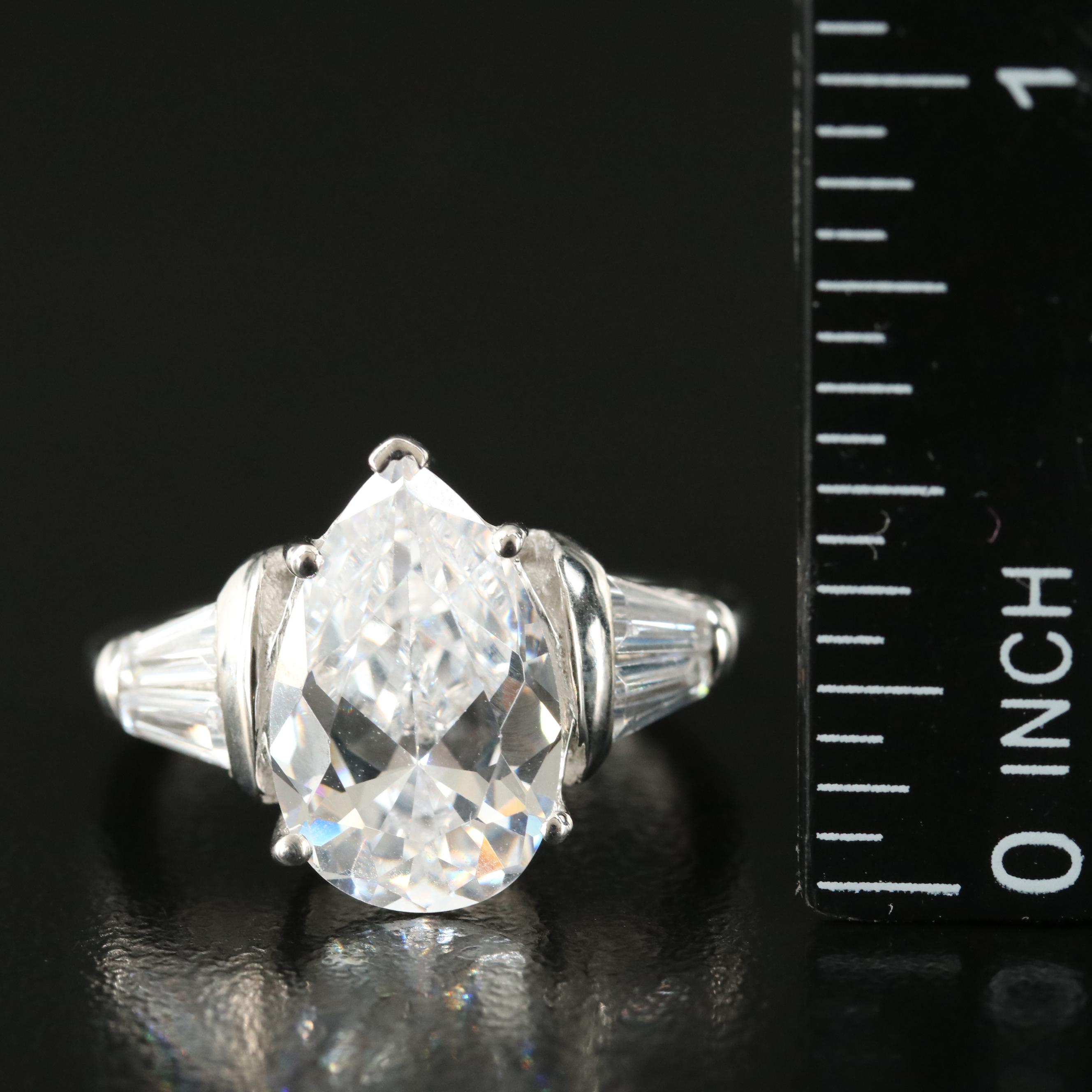 Sterling Cubic Zirconia Ring