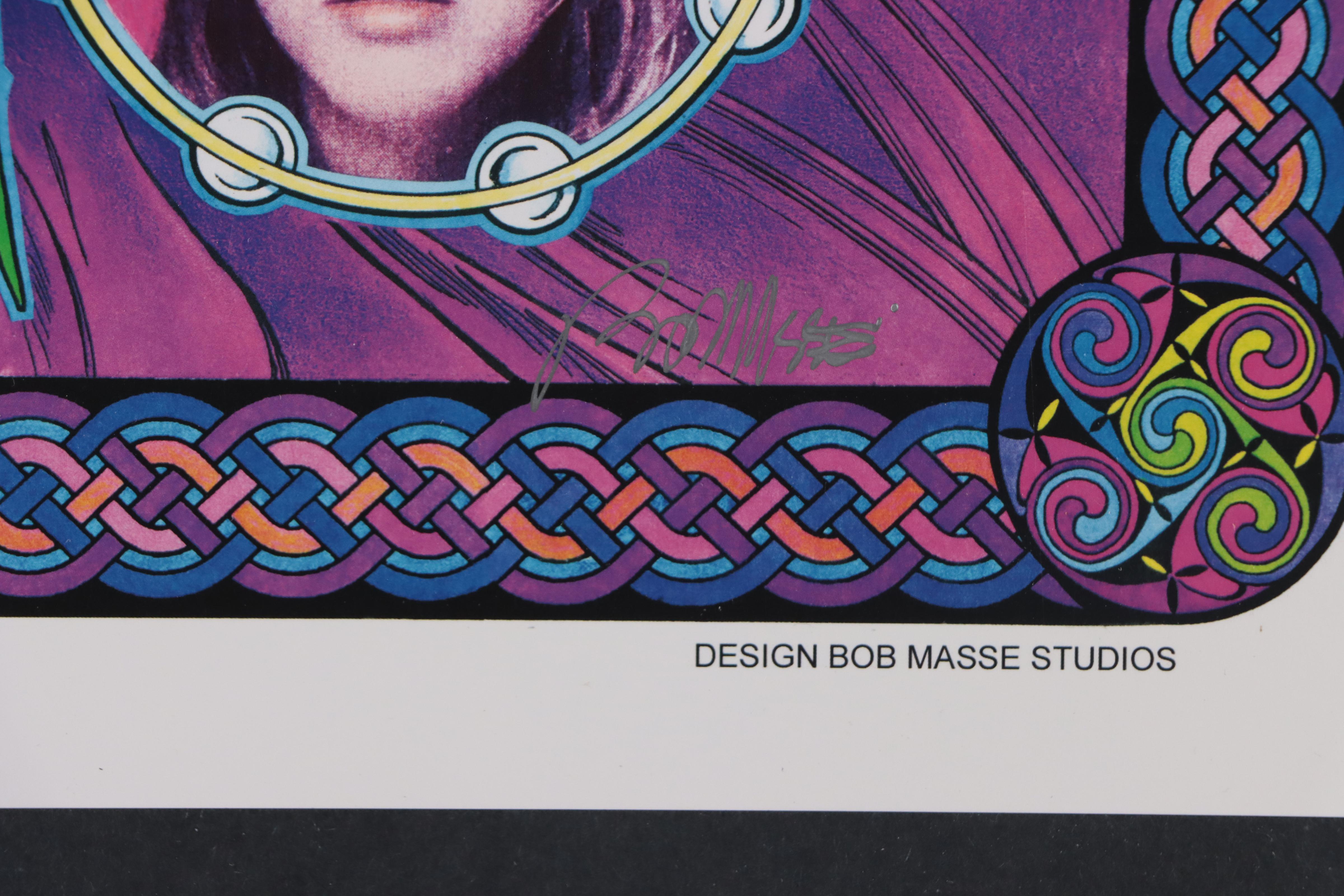 Bob Masse Offset Lithograph Fan Poster "Fleetwood Mac," Circa 1990