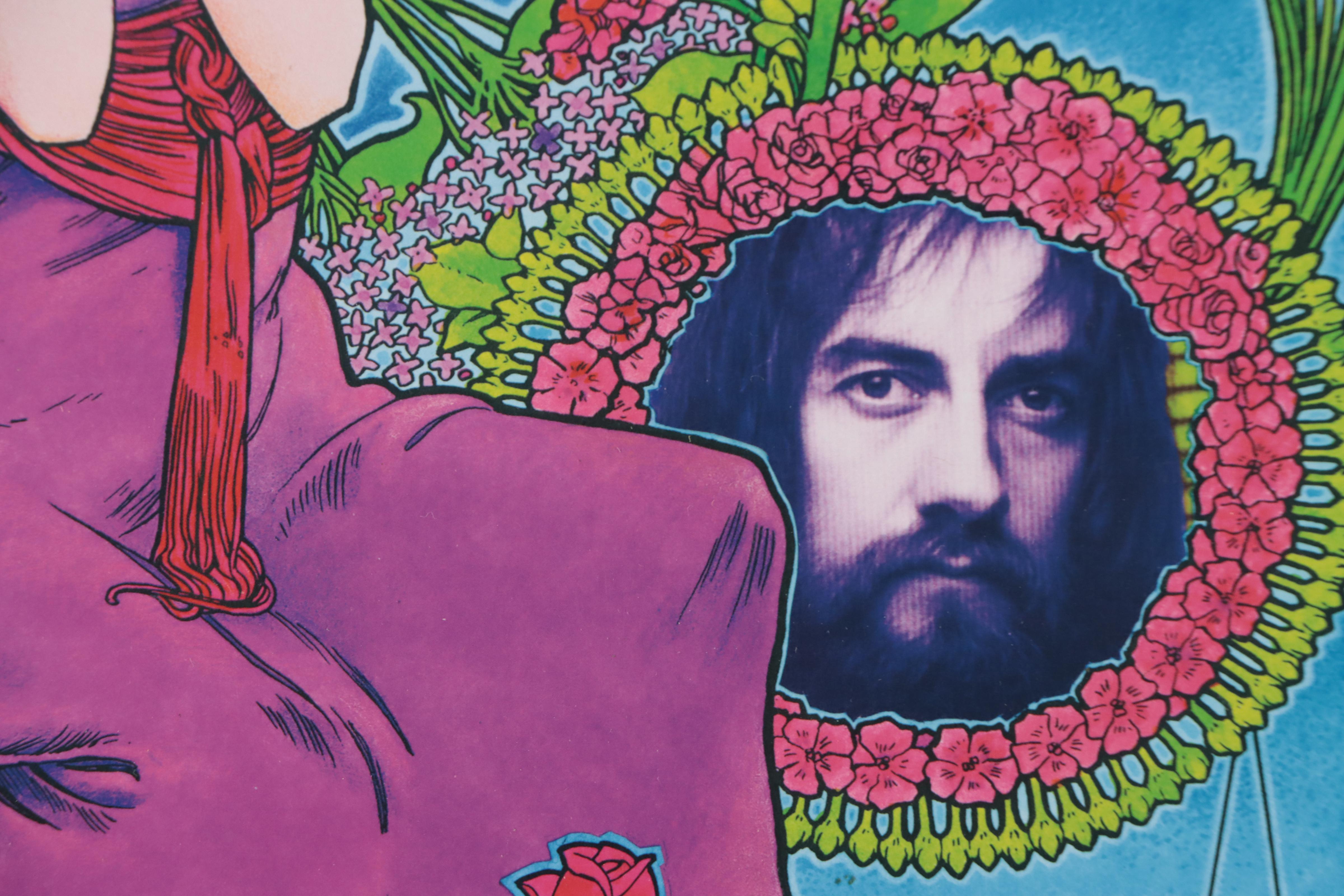 Bob Masse Offset Lithograph Fan Poster "Fleetwood Mac," Circa 1990