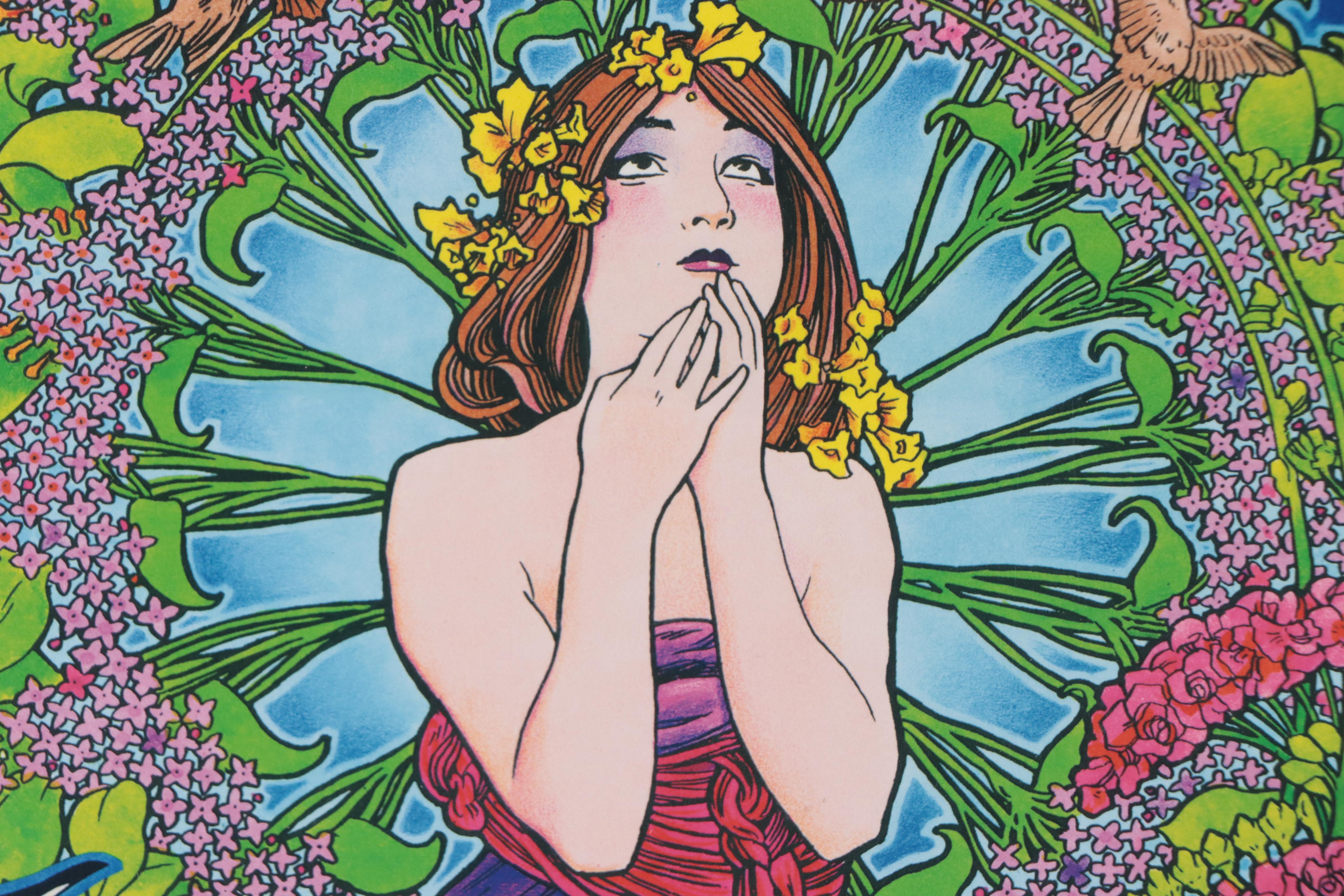 Bob Masse Offset Lithograph Fan Poster "Fleetwood Mac," Circa 1990