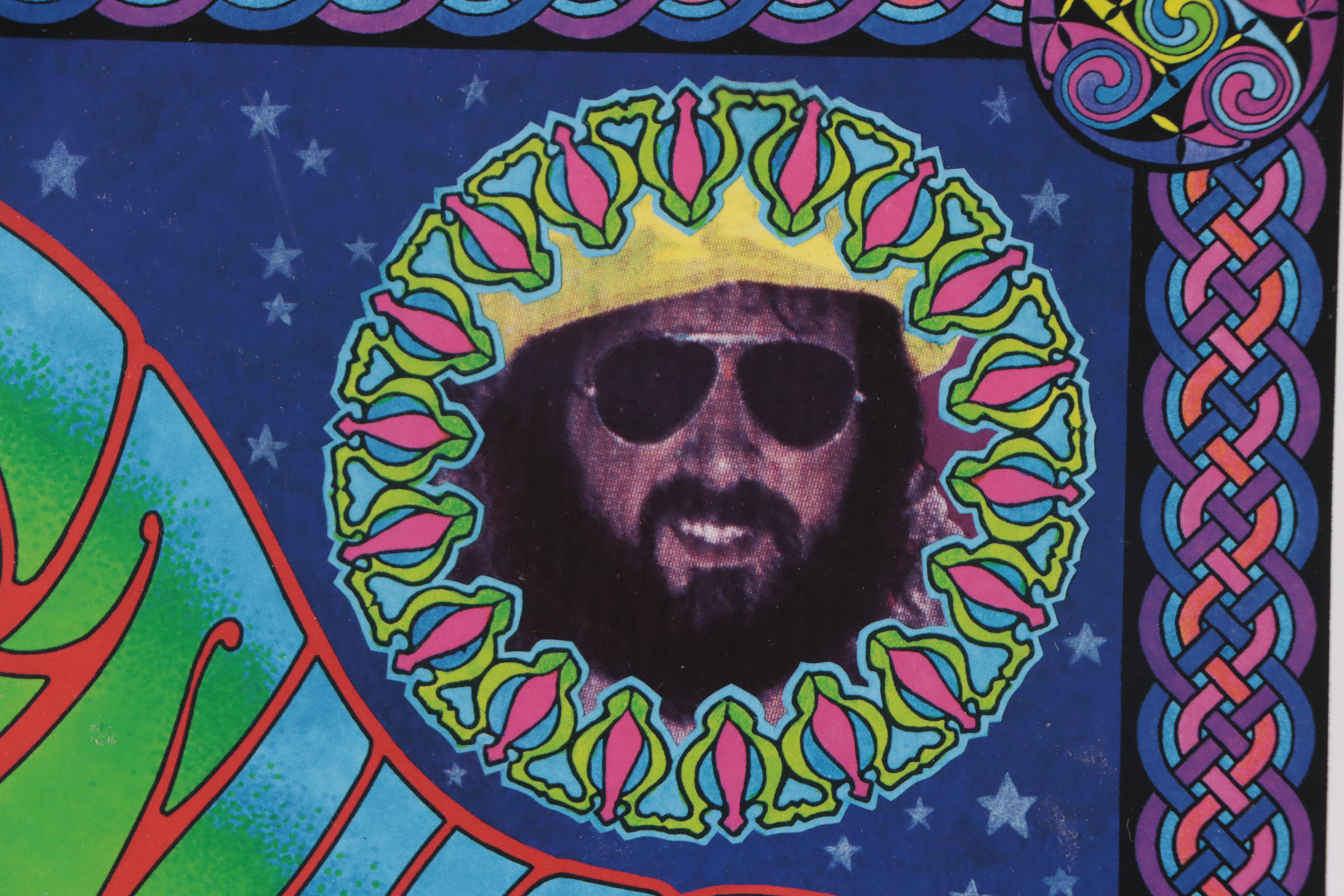 Bob Masse Offset Lithograph Fan Poster "Fleetwood Mac," Circa 1990