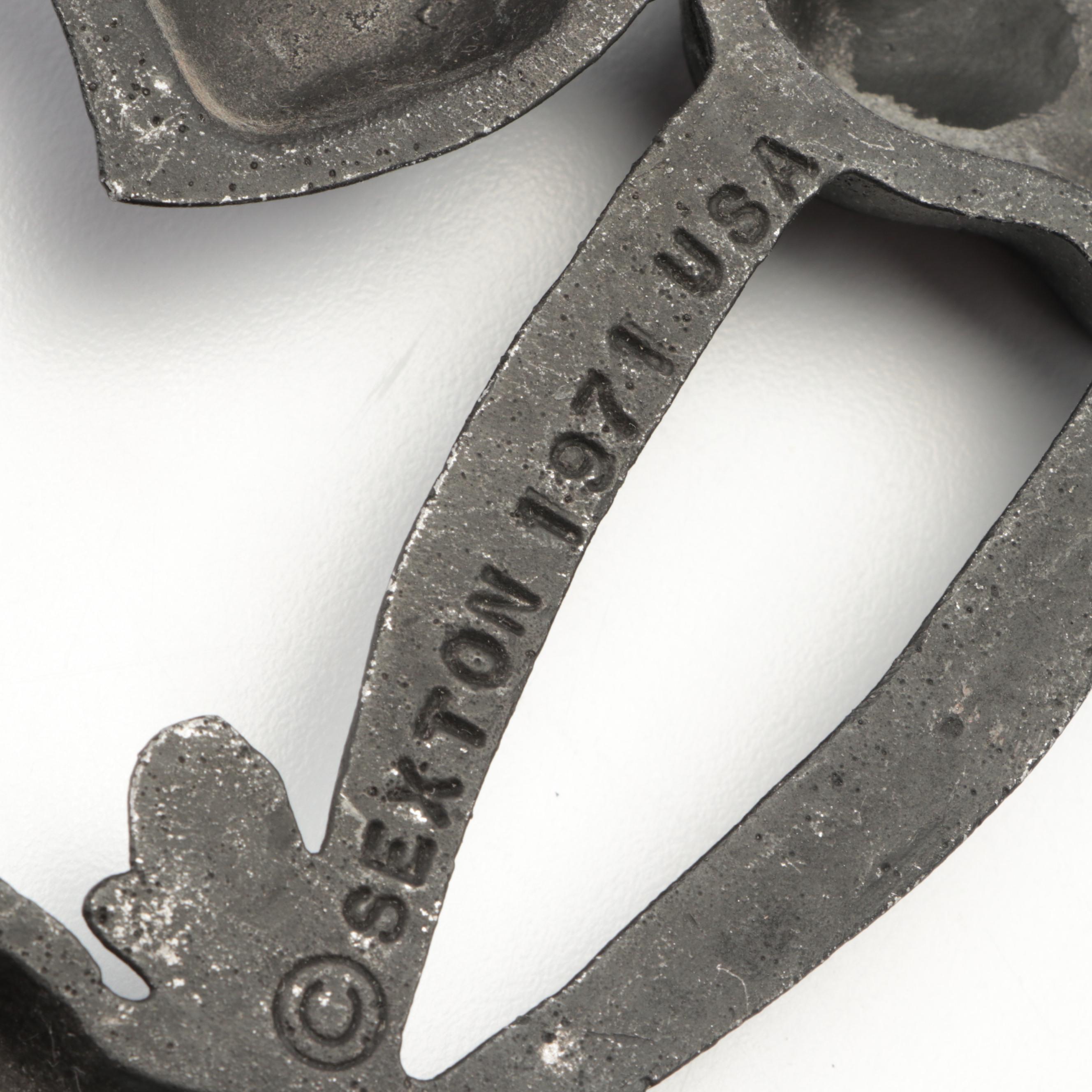 Sexton Cast Metal Housework Themed Wall Hangings