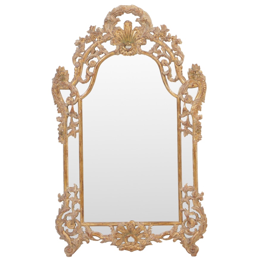 Louis XV Style Giltwood Mirror, Late 20th Century