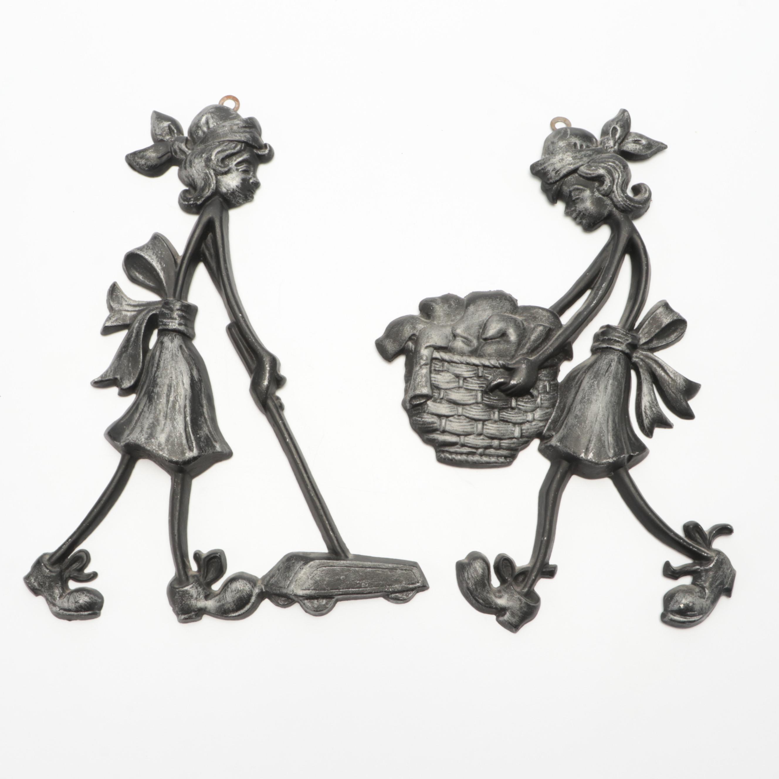 Sexton Cast Metal Housework Themed Wall Hangings