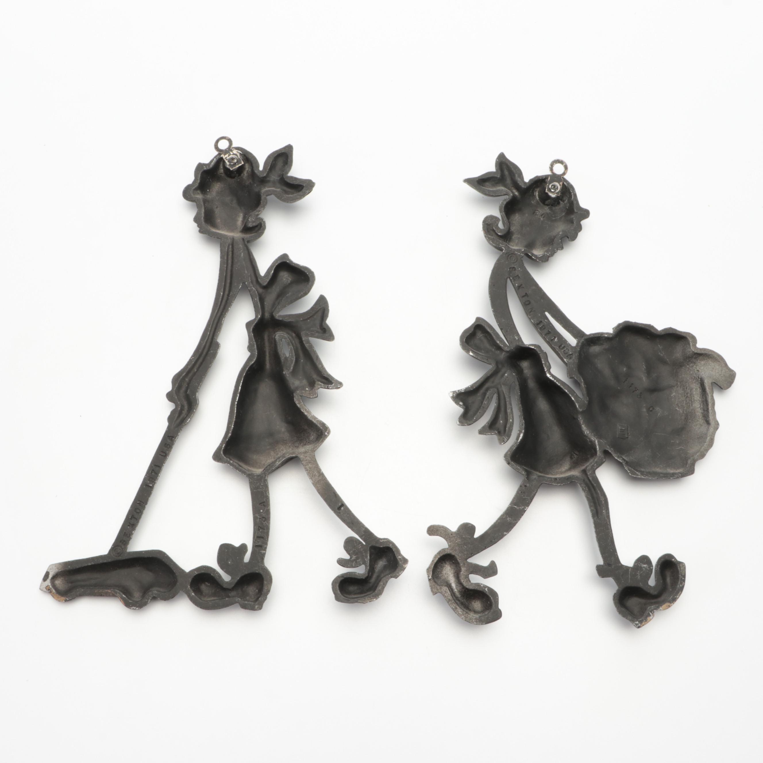 Sexton Cast Metal Housework Themed Wall Hangings