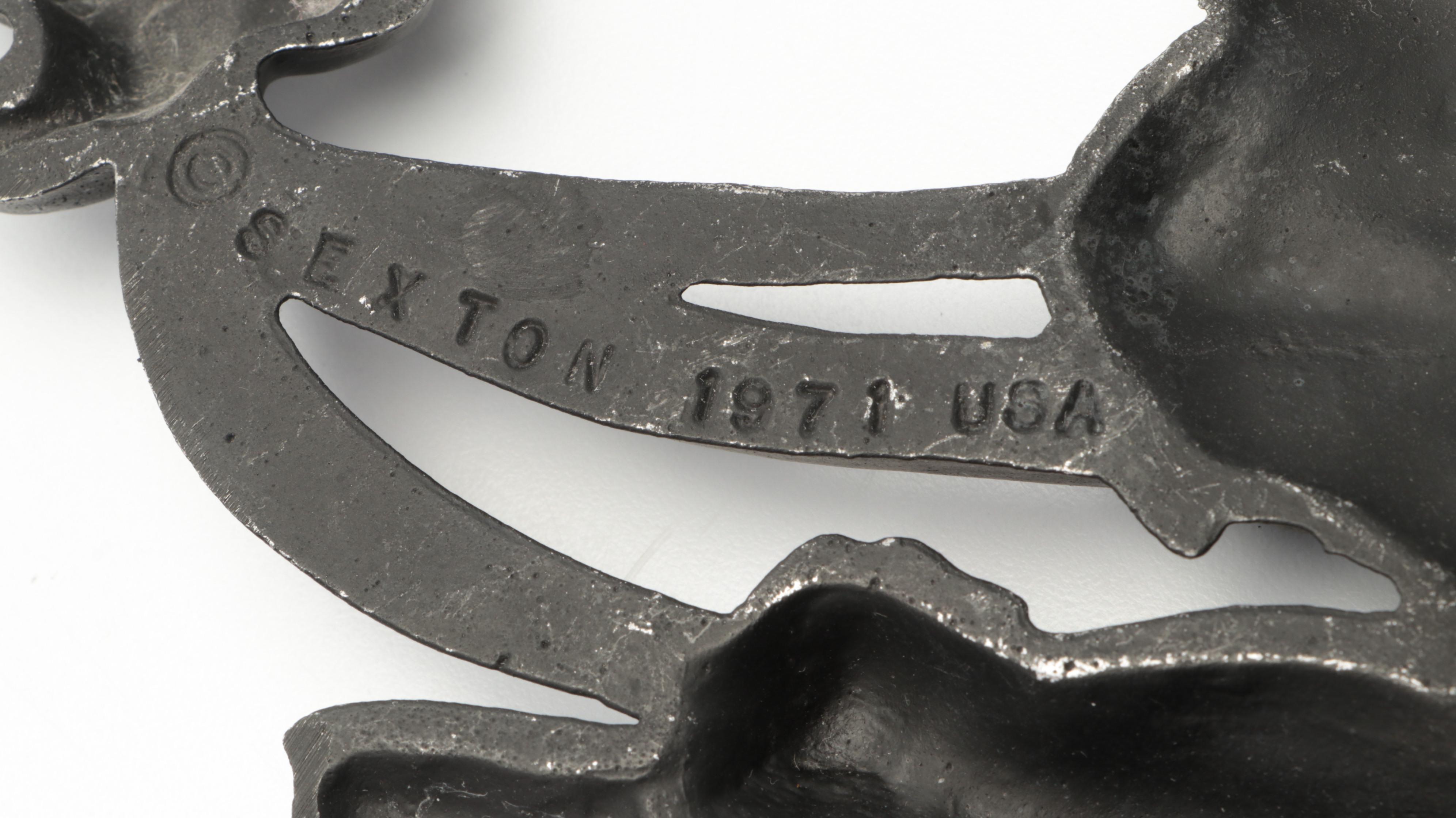 Sexton Cast Metal Housework Themed Wall Hangings