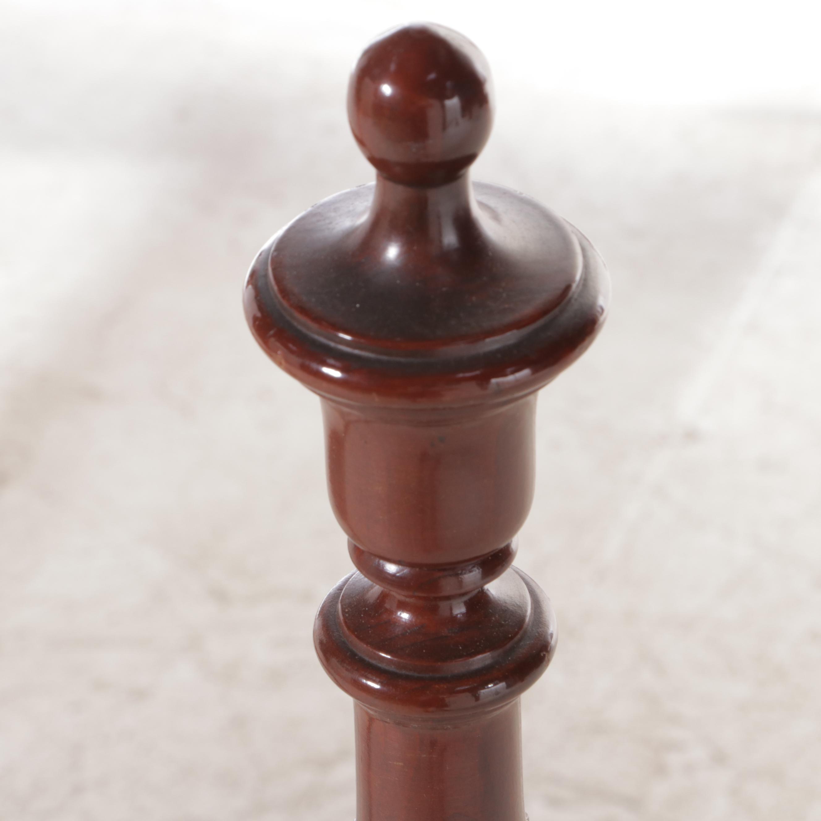 Federal Style Twin Size Four Poster Bed Frame