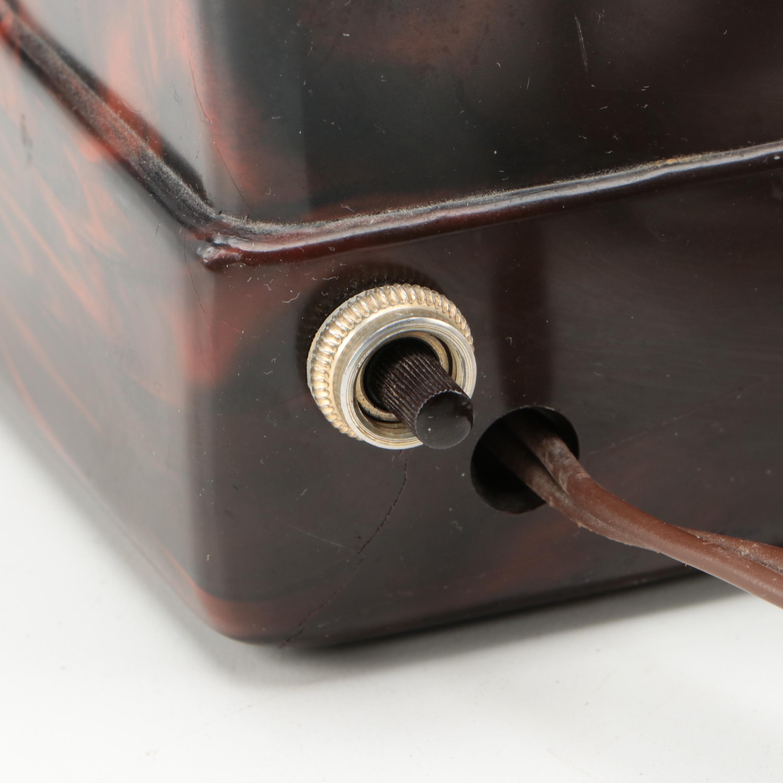 Numechron Tymeter Model 765 Bakelite Case Clock, 1971