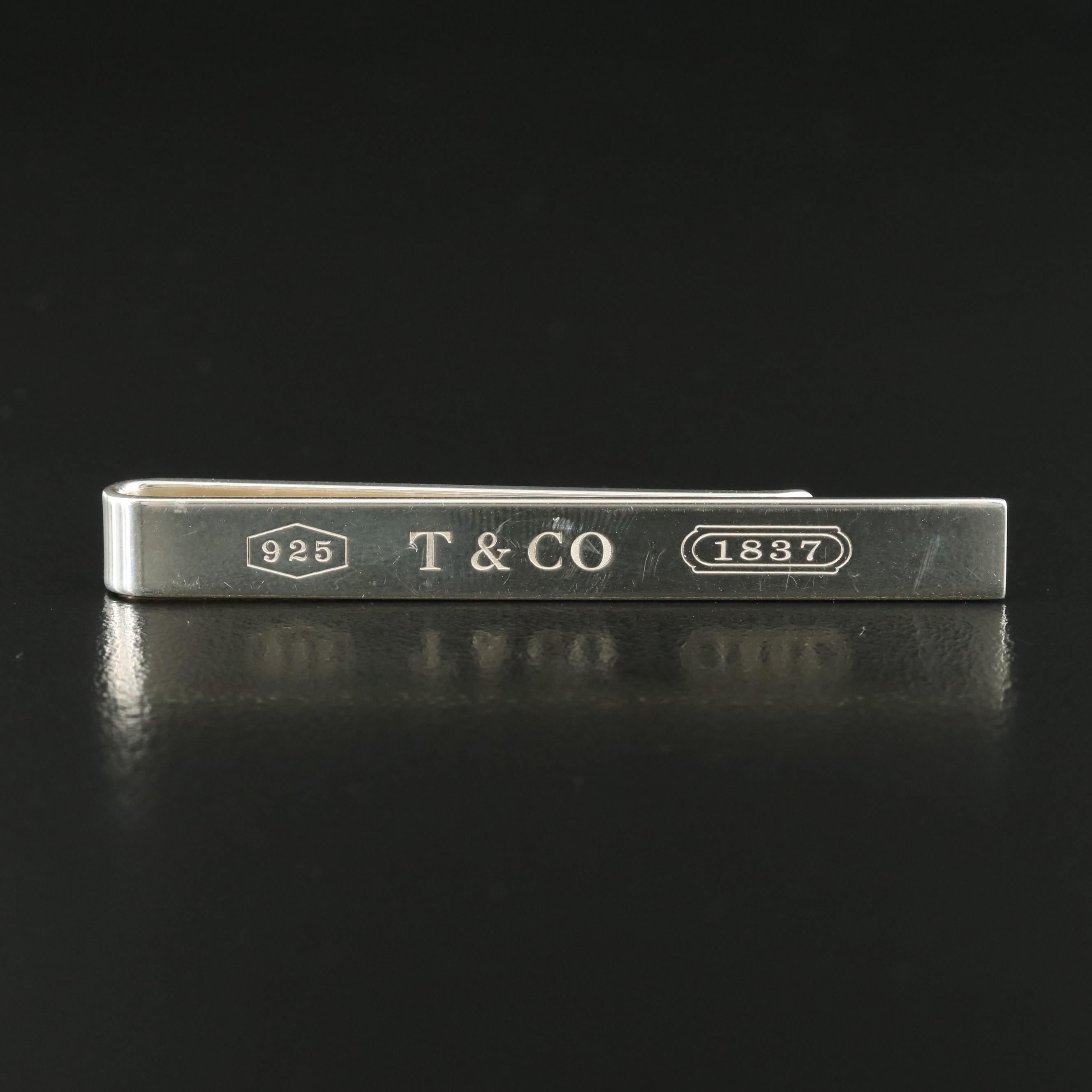 Tiffany & Co. "1837" Sterling Tie Bar