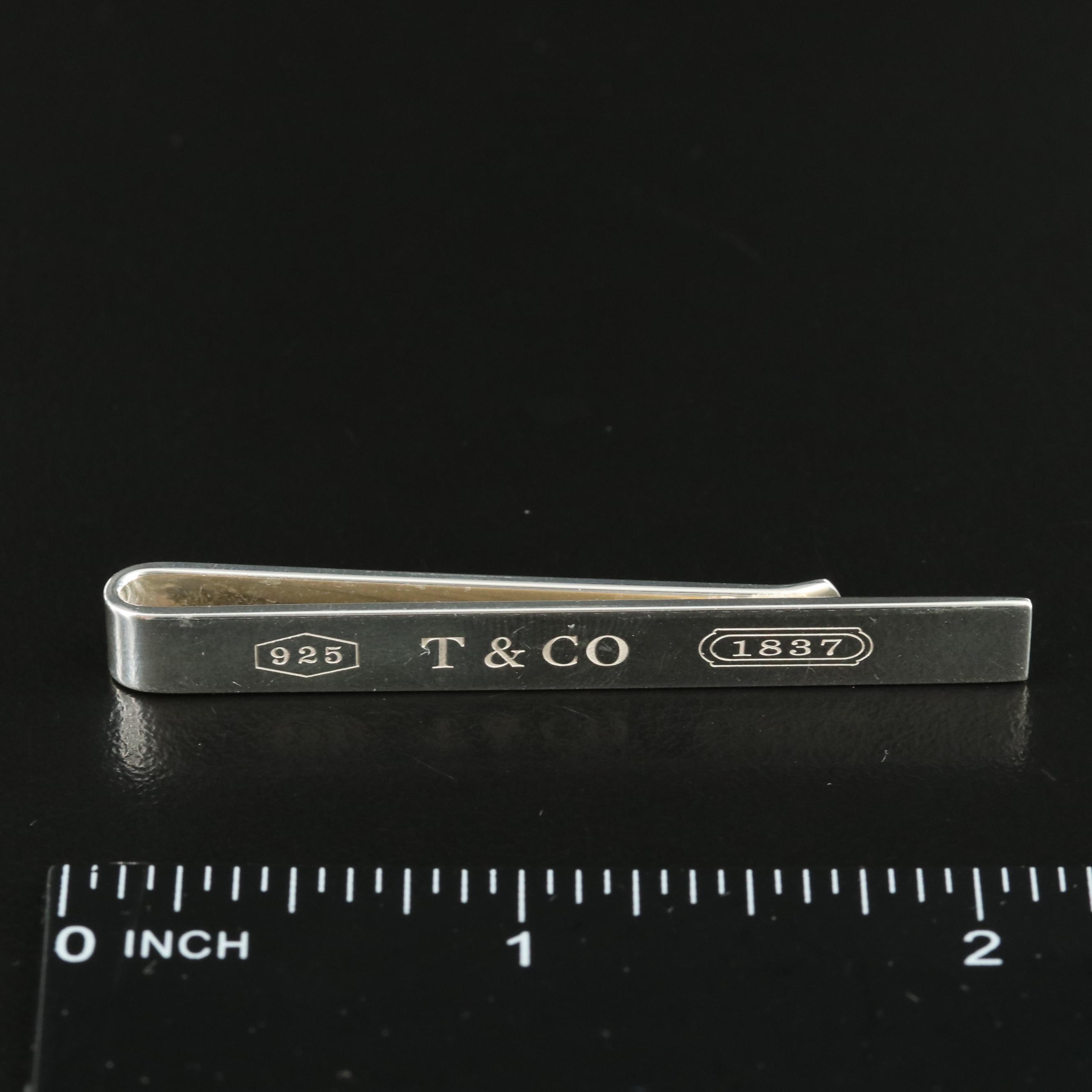 Tiffany & Co. "1837" Sterling Tie Bar