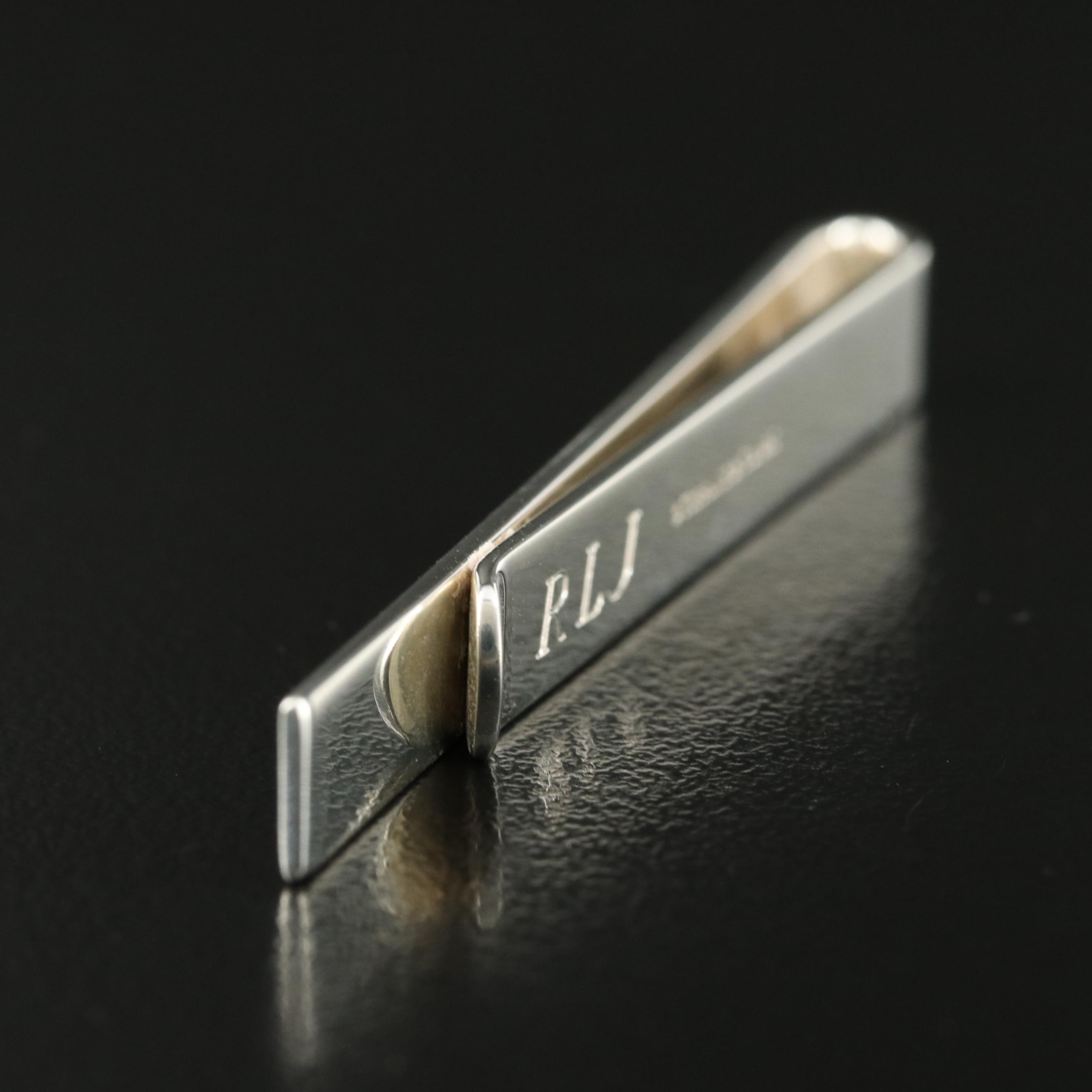 Tiffany & Co. "1837" Sterling Tie Bar