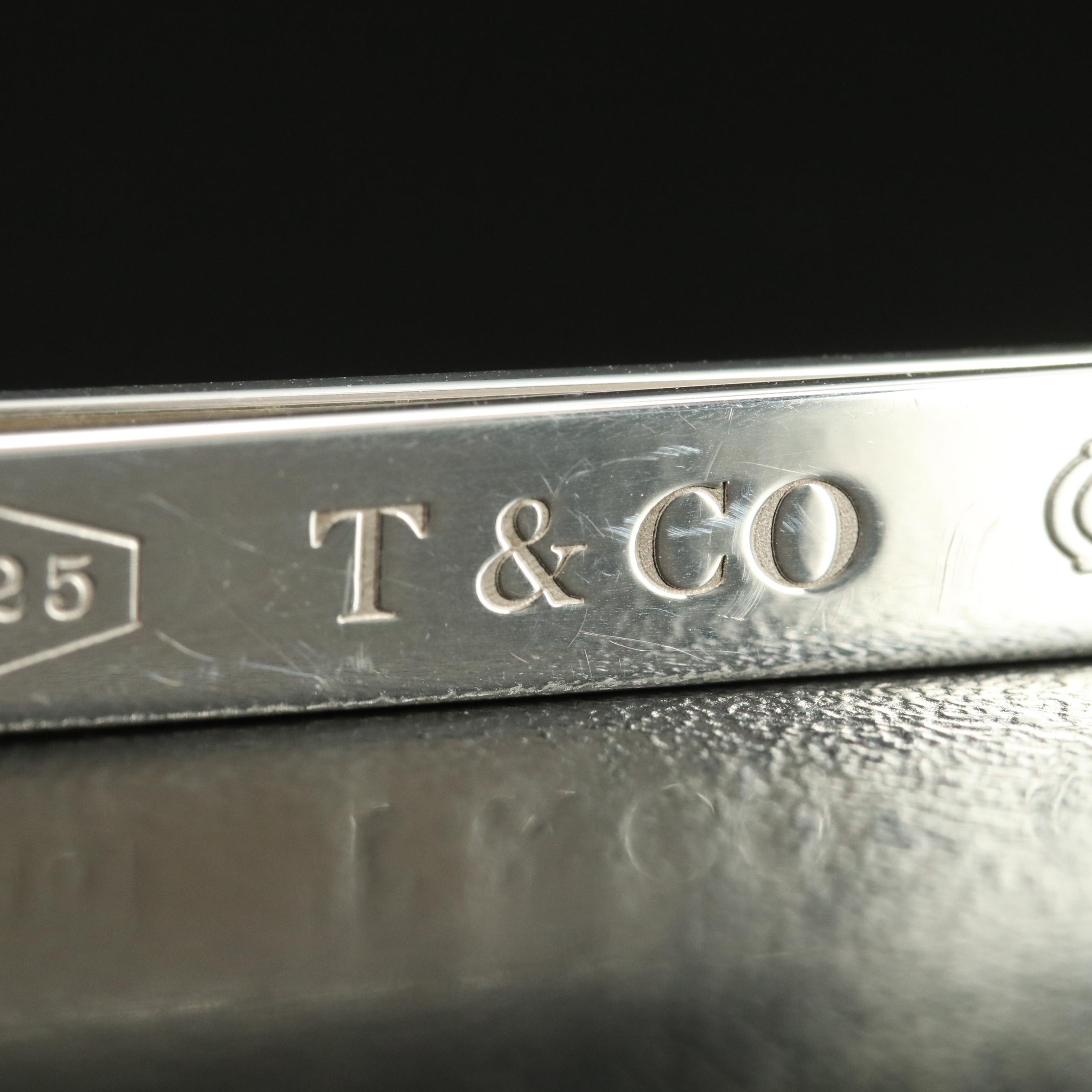 Tiffany & Co. "1837" Sterling Tie Bar