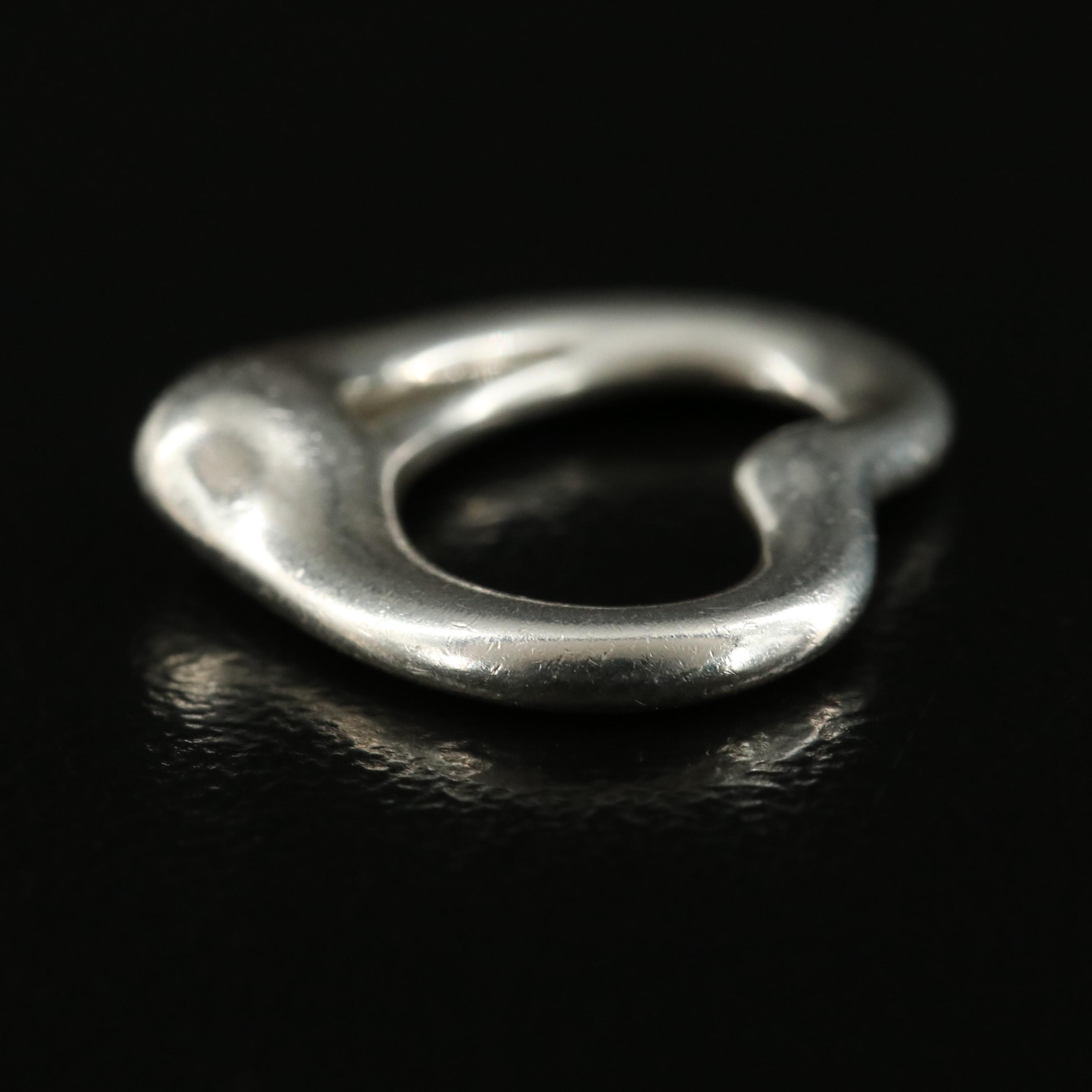 Elsa Peretti for Tiffany & Co. "Open Heart" Sterling Pendant