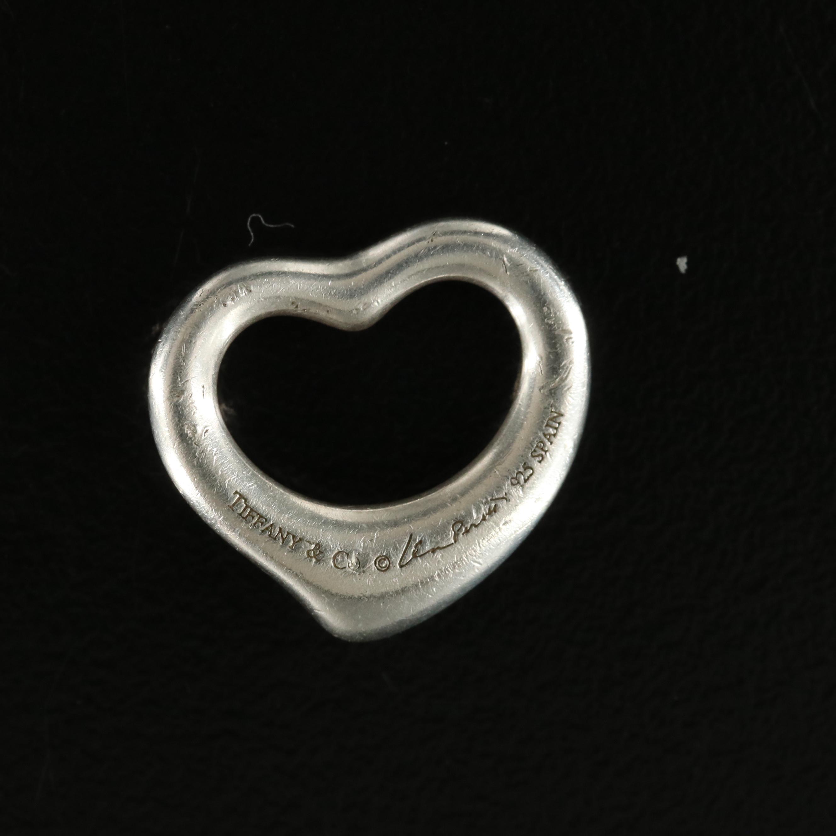Elsa Peretti for Tiffany & Co. "Open Heart" Sterling Pendant