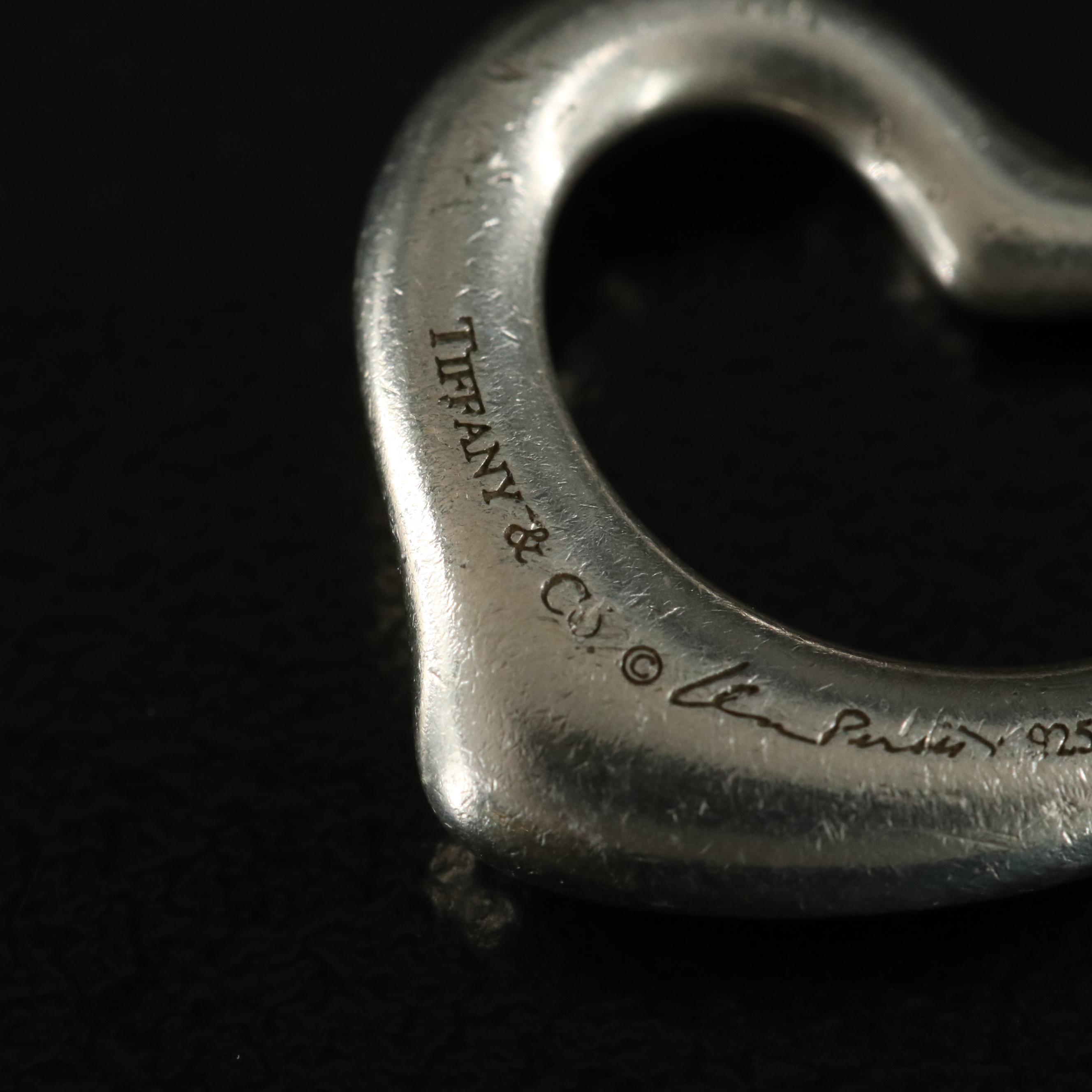 Elsa Peretti for Tiffany & Co. "Open Heart" Sterling Pendant