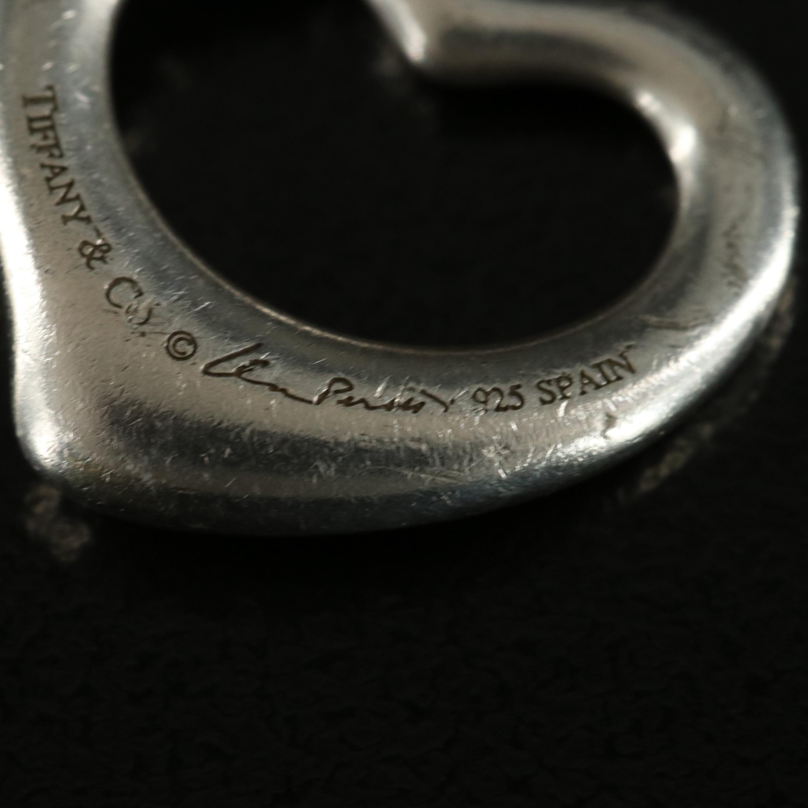 Elsa Peretti for Tiffany & Co. "Open Heart" Sterling Pendant