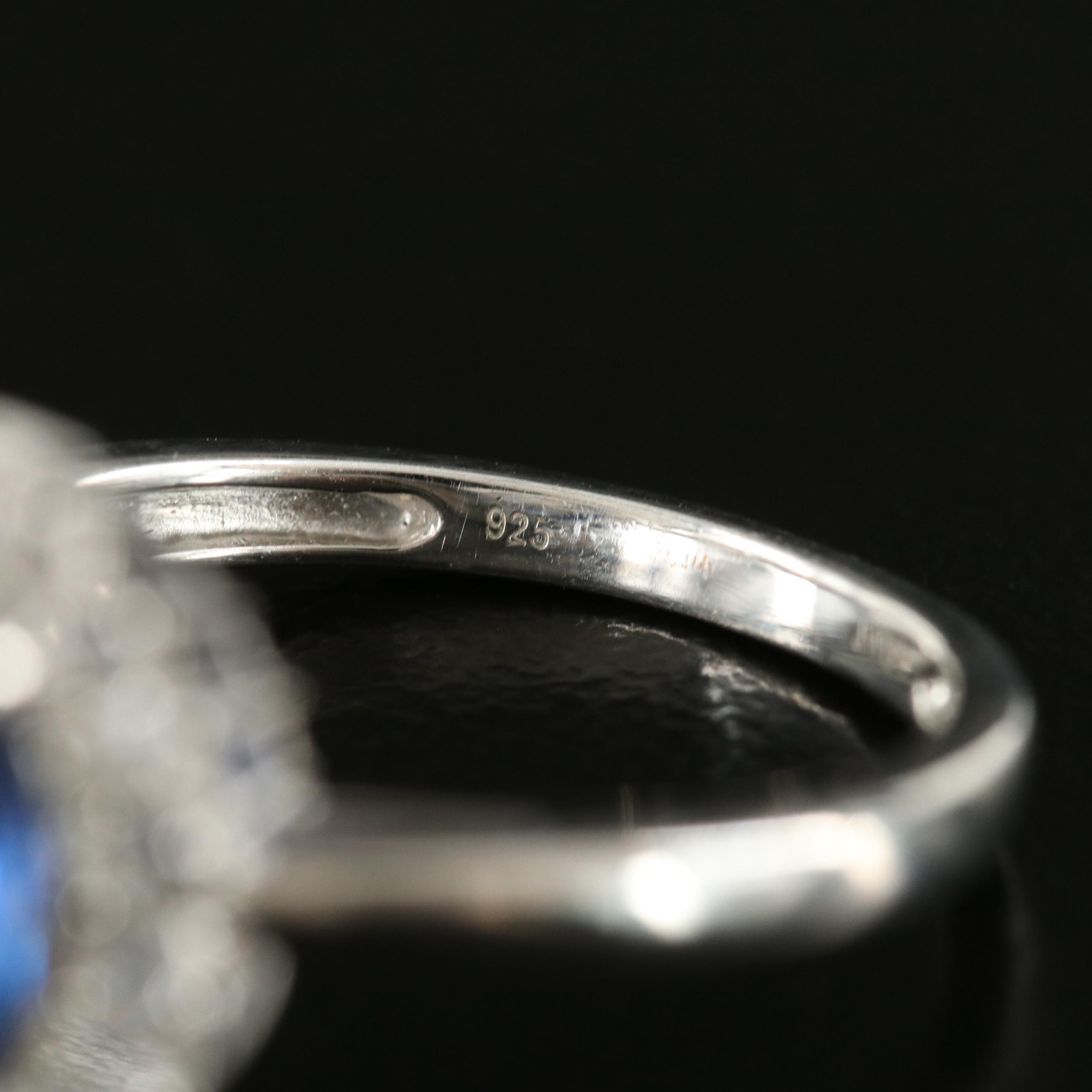 Sterling Sapphire Ring