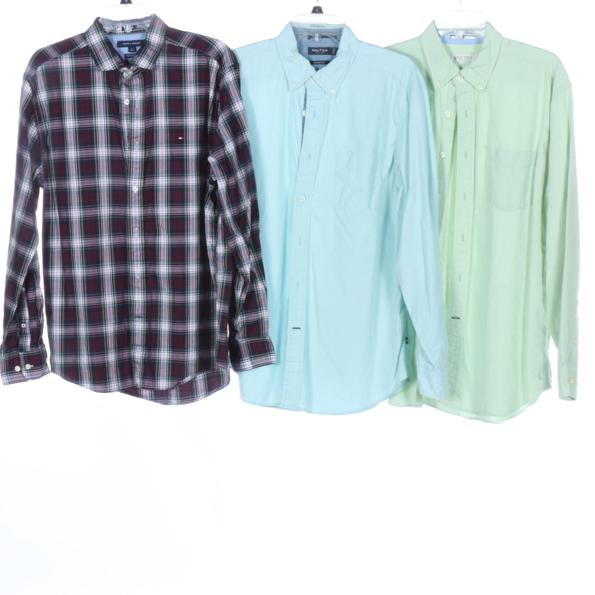 Men's Nautica and Tommy Hilfiger Long Sleeve Shirts