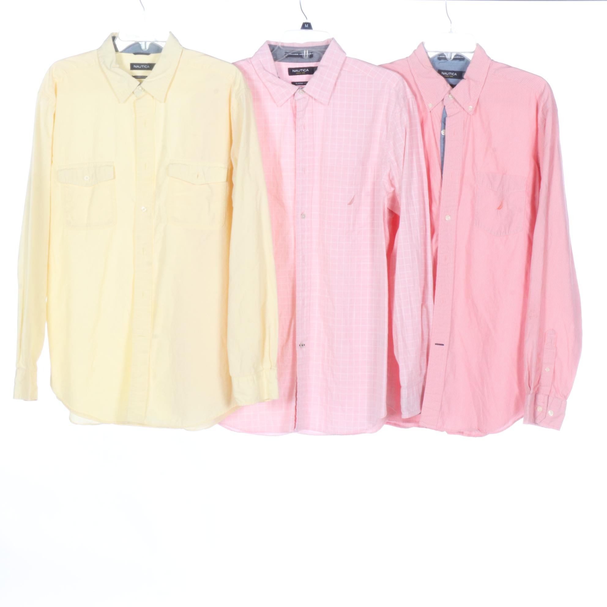 Men's Nautica and Tommy Hilfiger Long Sleeve Shirts