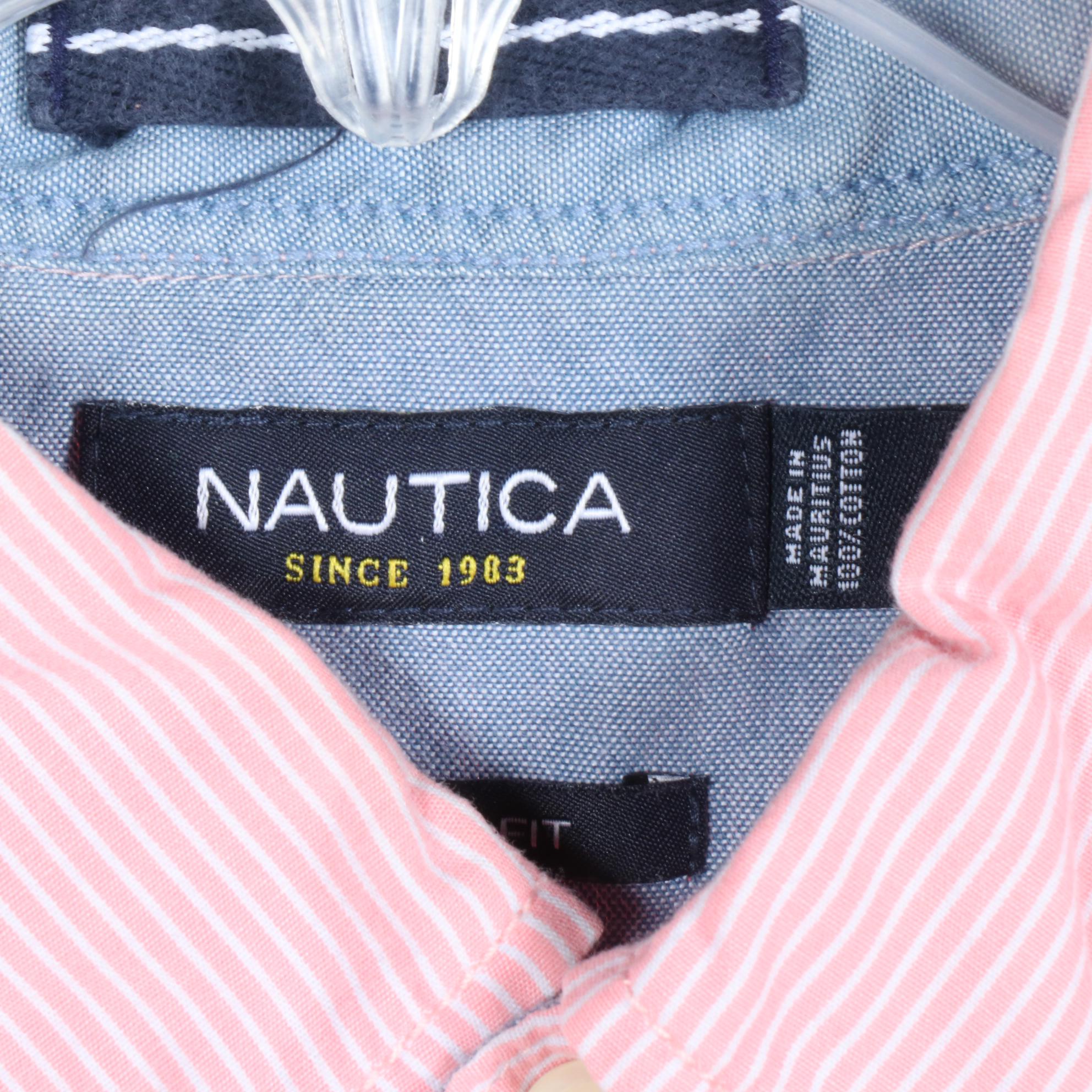 Men's Nautica and Tommy Hilfiger Long Sleeve Shirts