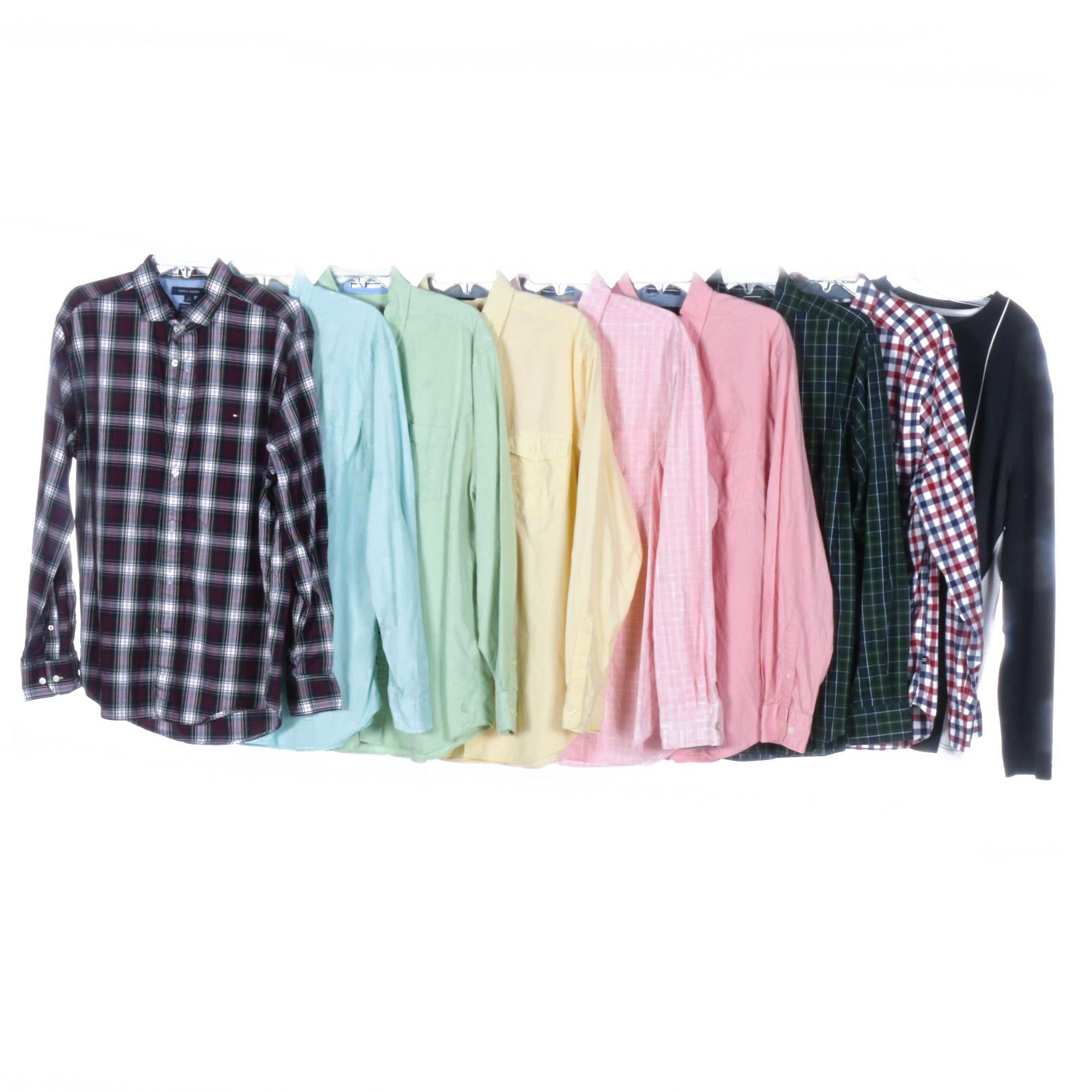 Men's Nautica and Tommy Hilfiger Long Sleeve Shirts
