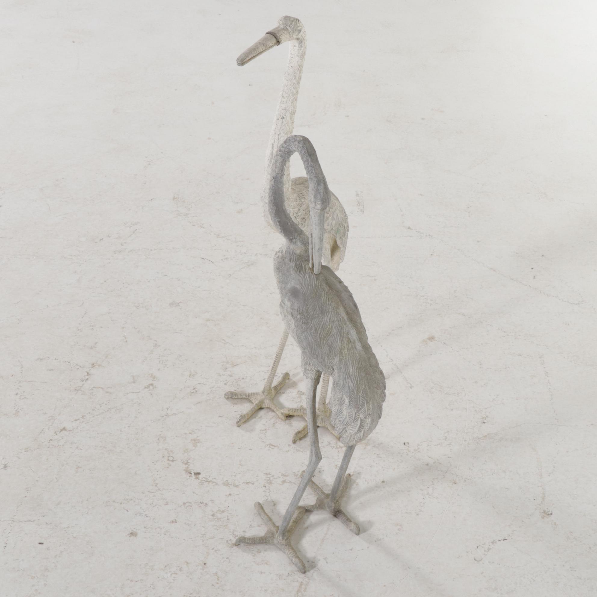 Garden Crane Sculptures