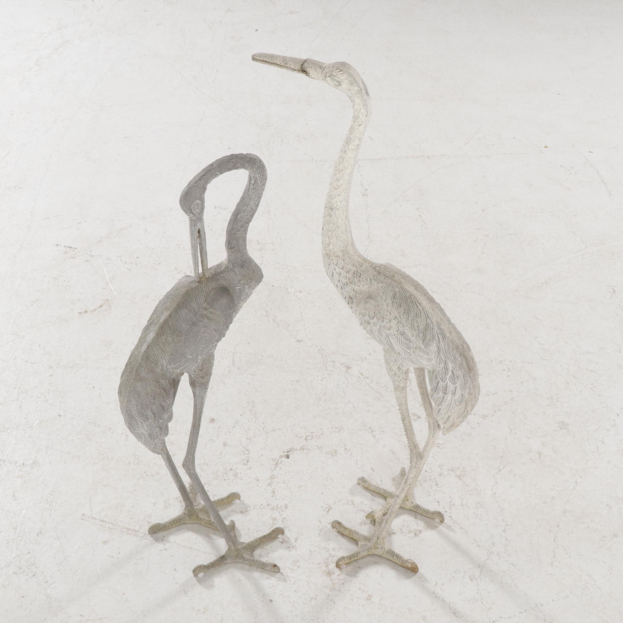 Garden Crane Sculptures