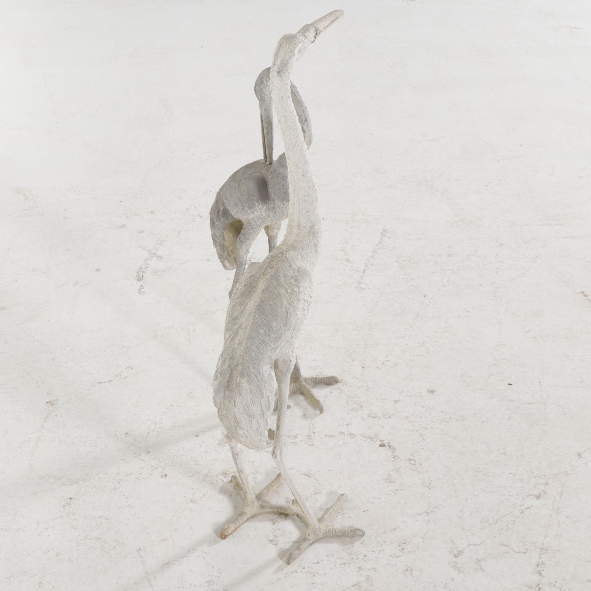 Garden Crane Sculptures