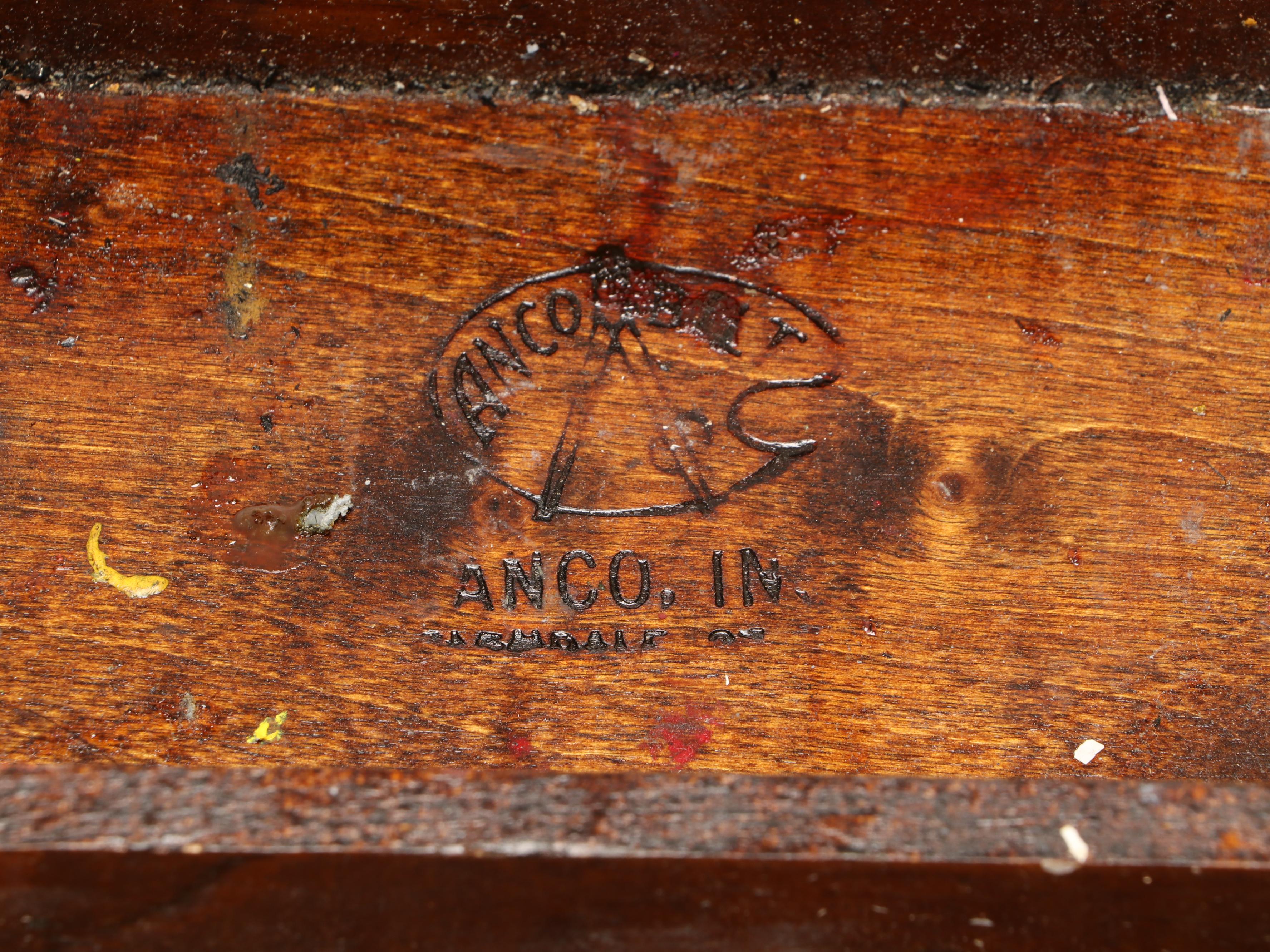 Wooden Paint Palette With Painting Supplies in Anco and Other Cases