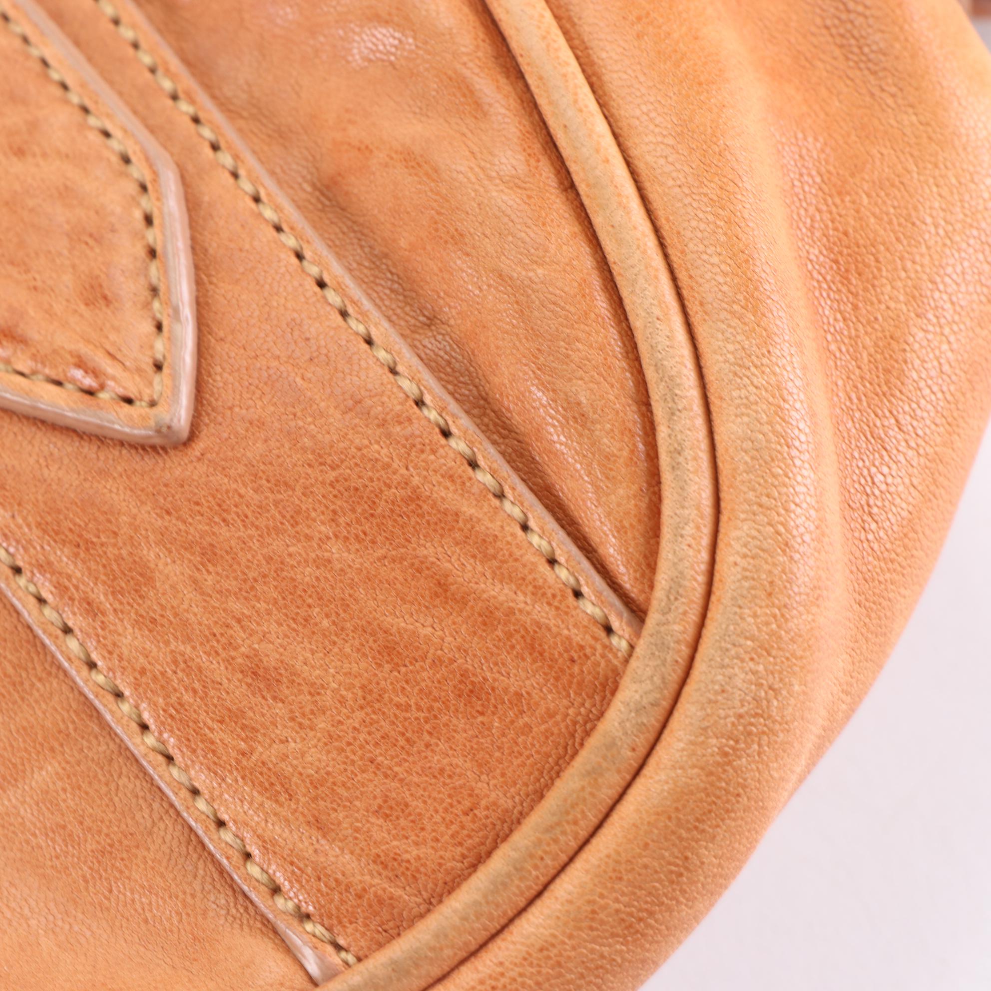 Miu Miu Leather Front Flap Shoulder Bag