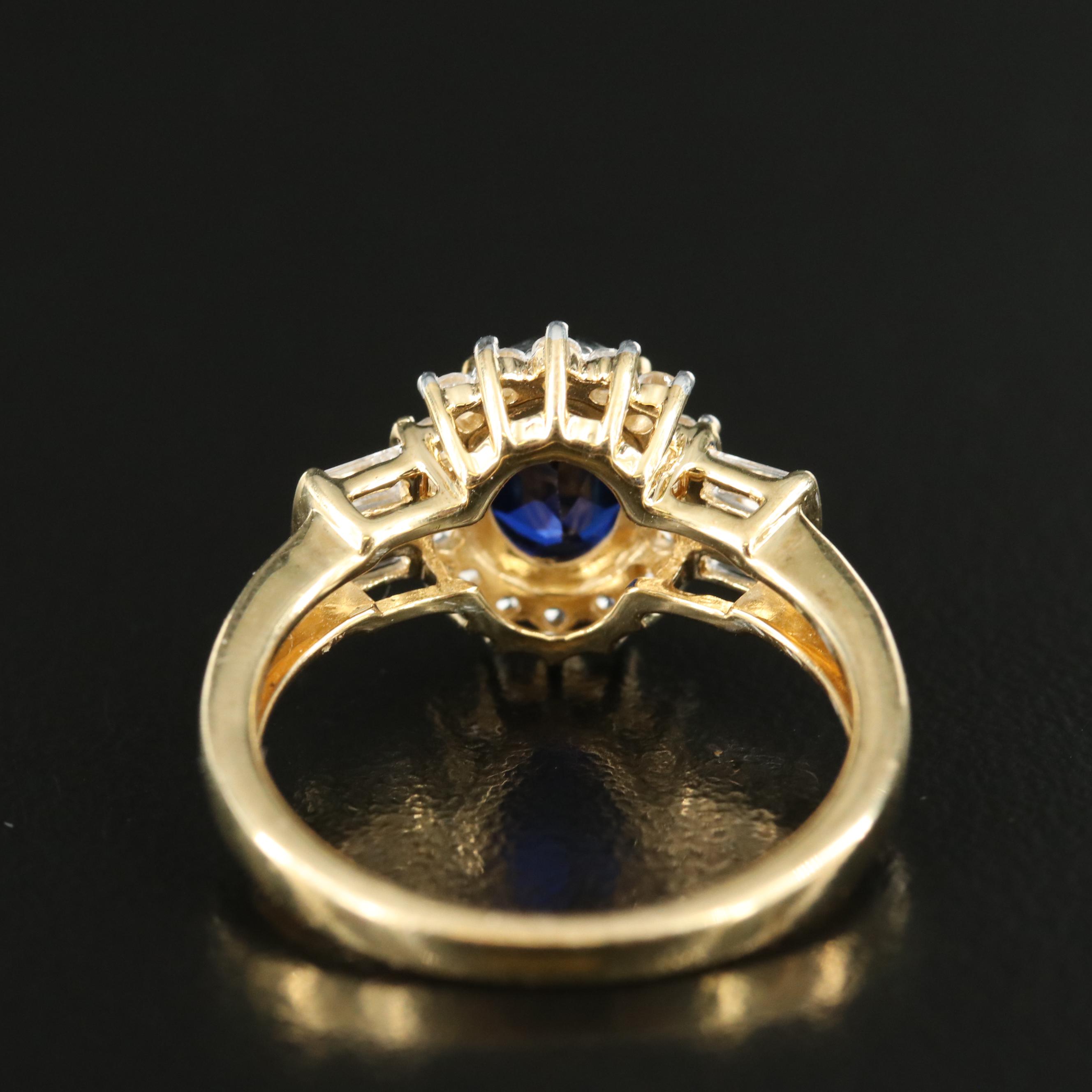 Sterling Sapphire Ring