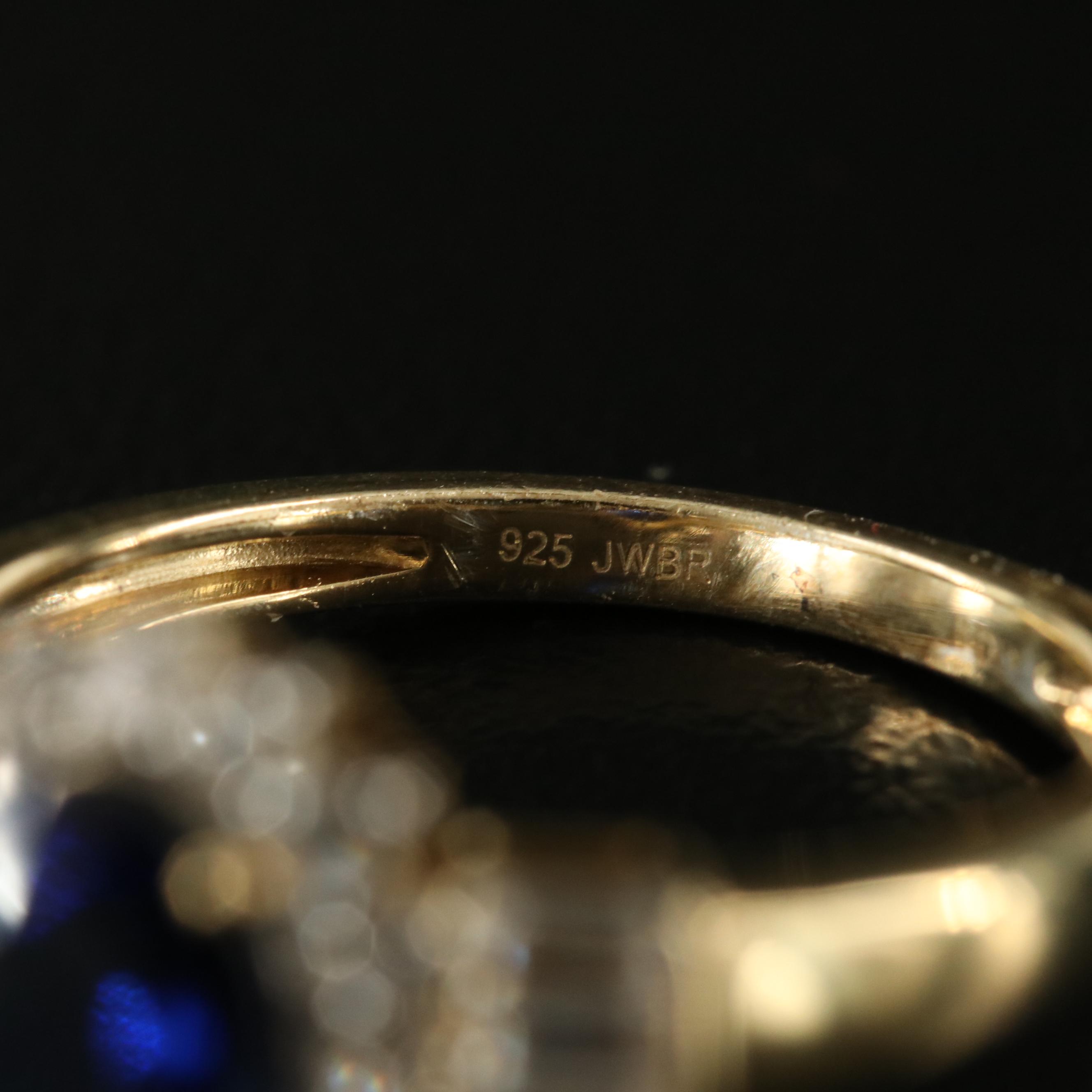 Sterling Sapphire Ring