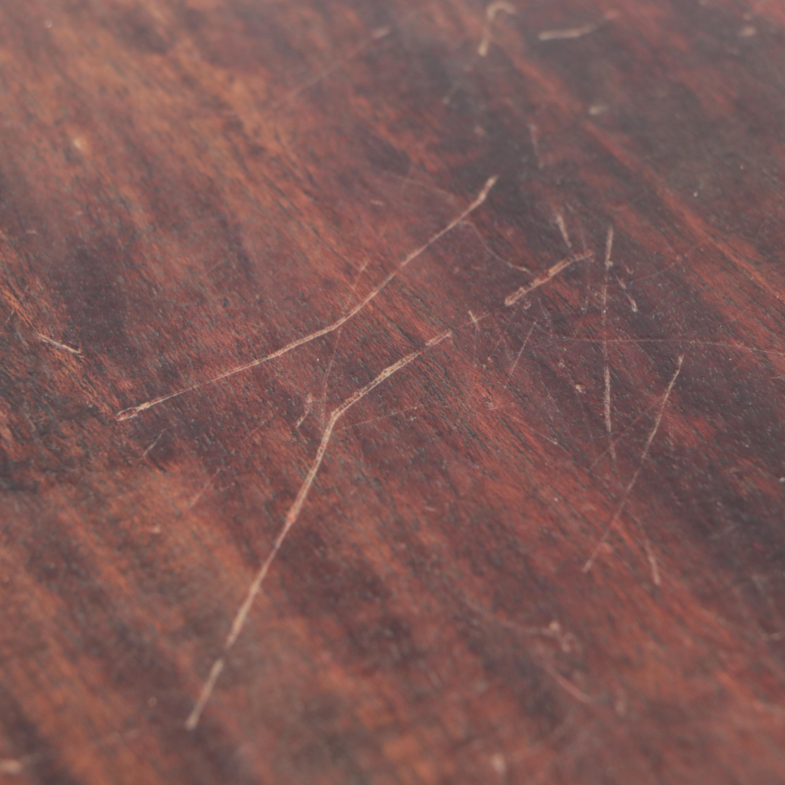 Bailey Tables Mahogany and Marquetry Side Table, Early 20th Century