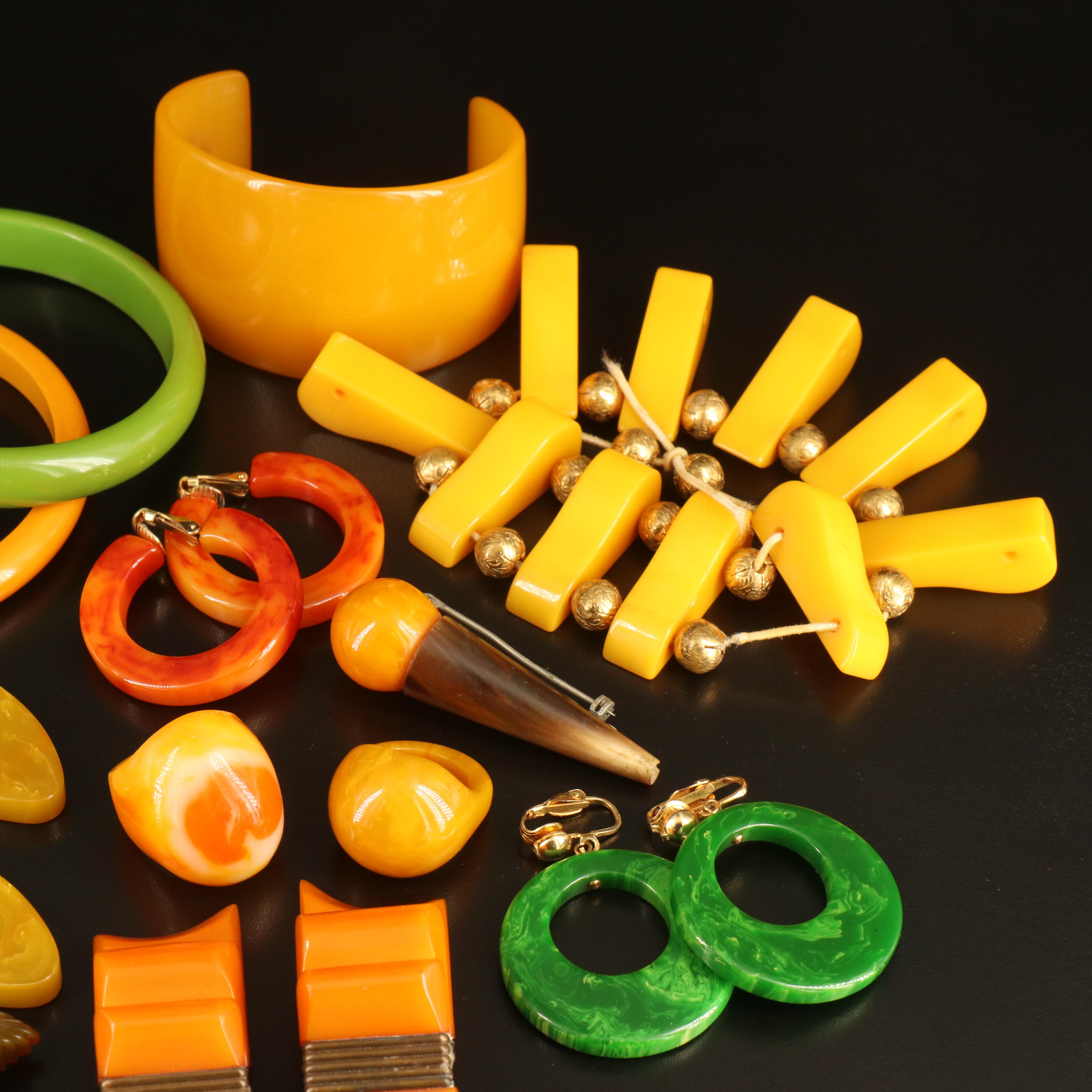 Vintage Bakelite Jewelry Collection