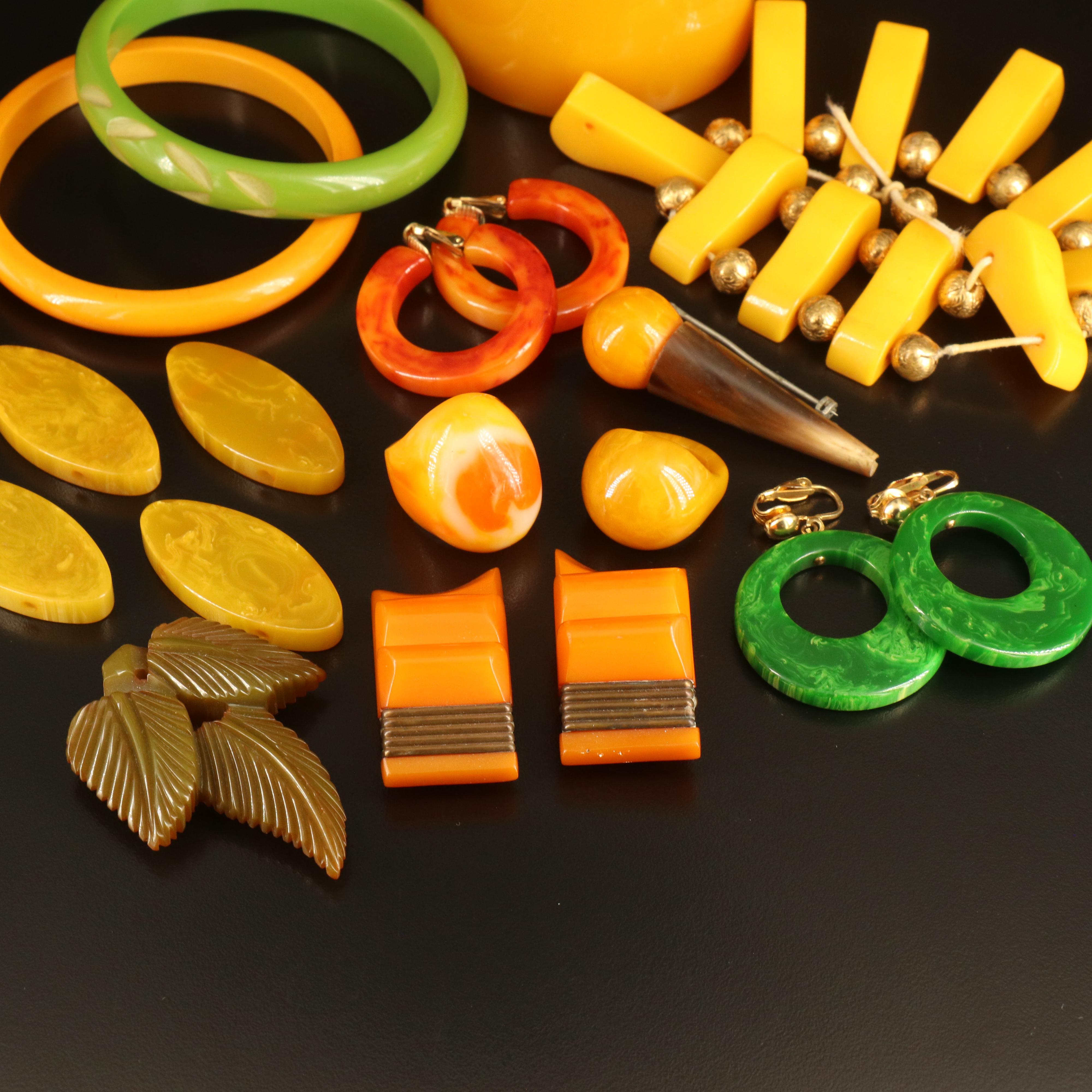 Vintage Bakelite Jewelry Collection