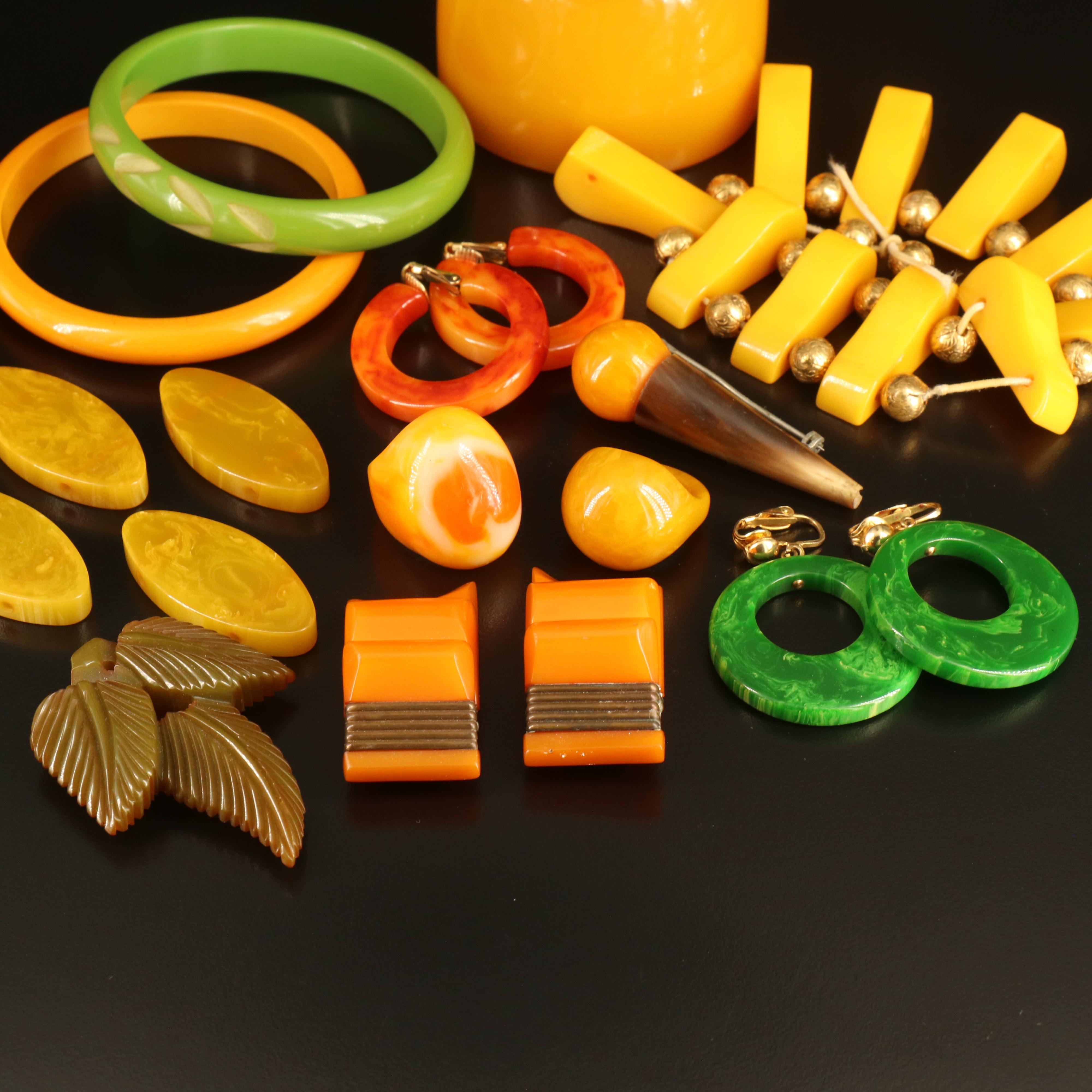 Vintage Bakelite Jewelry Collection