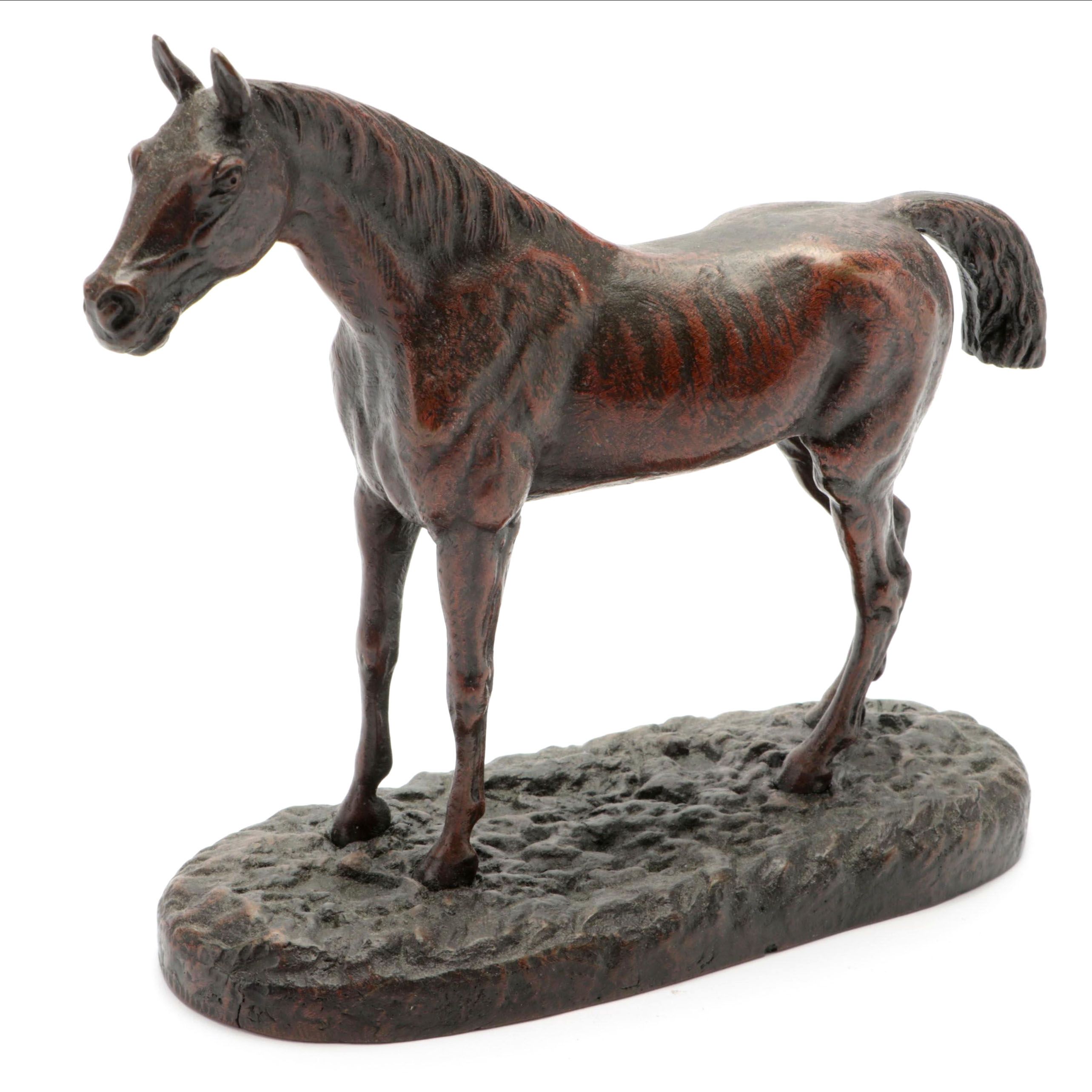 Equine Bronze Sculpture After Jules Moigniez, Early to Mid 20th Century