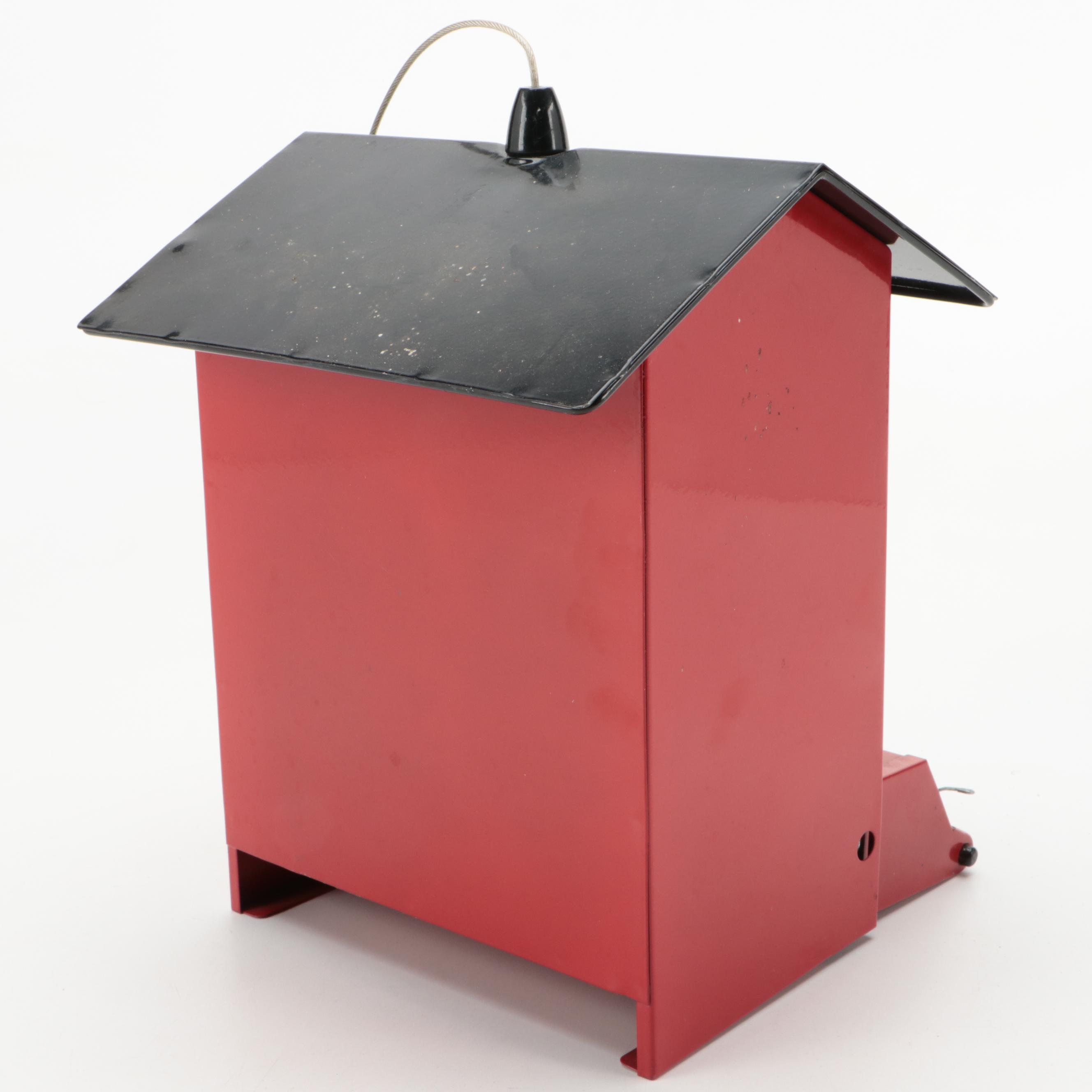 WoodLink Bat House with Other Metal Squirrel-Resistant Hopper Bird Feeder