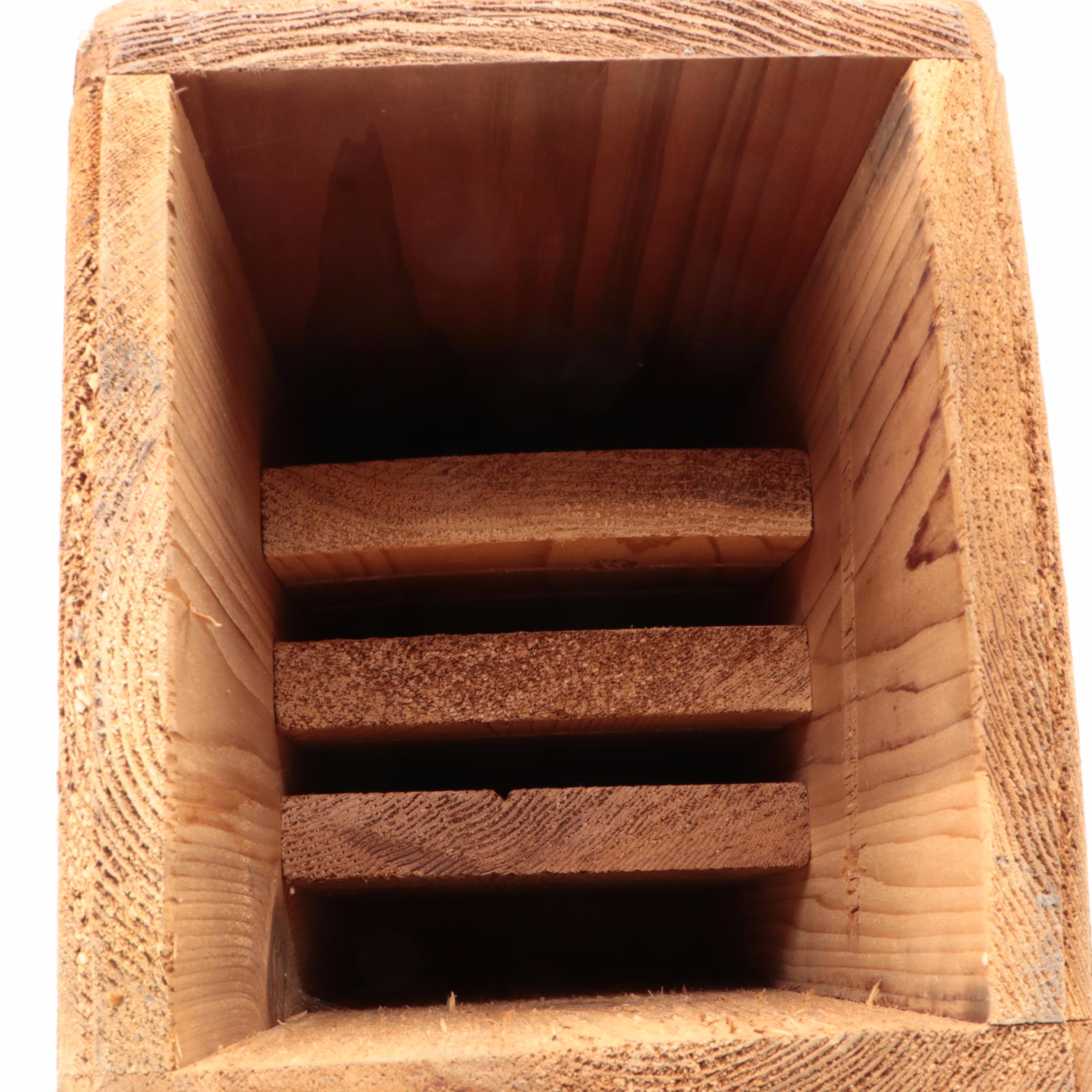 WoodLink Bat House with Other Metal Squirrel-Resistant Hopper Bird Feeder