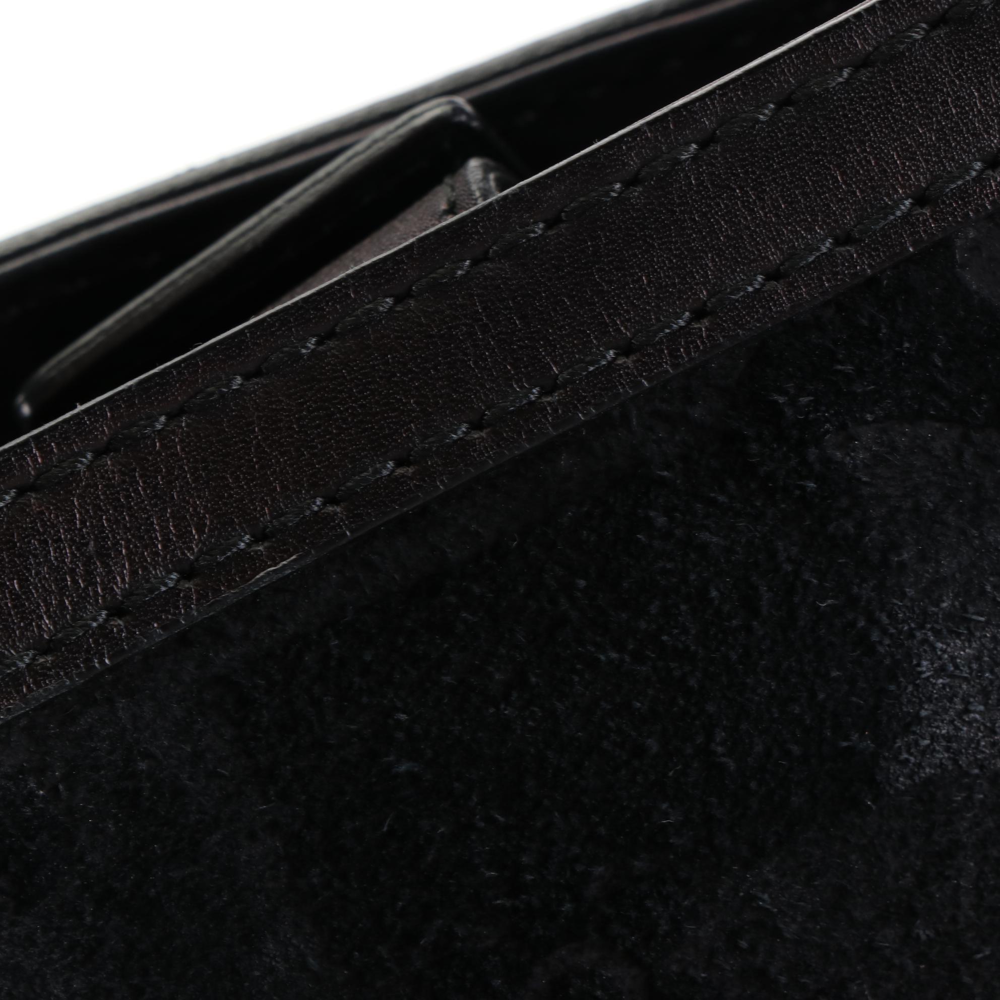 Gucci Stirrup Damask Suede Tote Bag