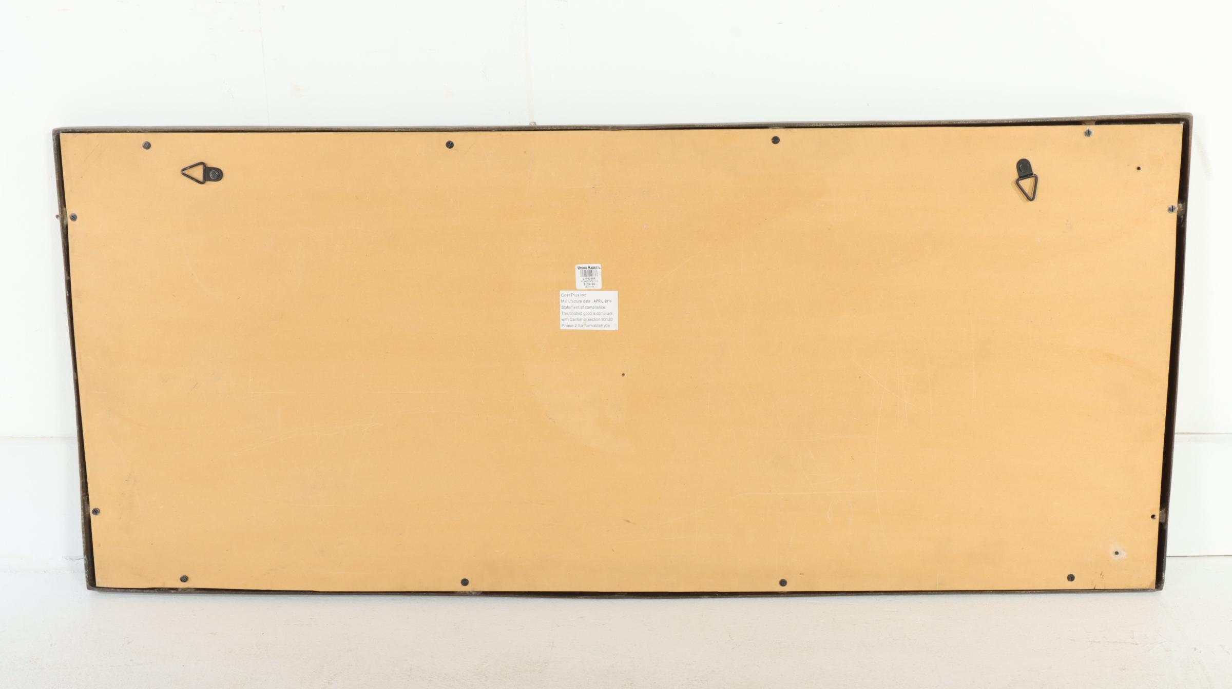 World Market Patinated Quatrefoil Metal Wall Mirror