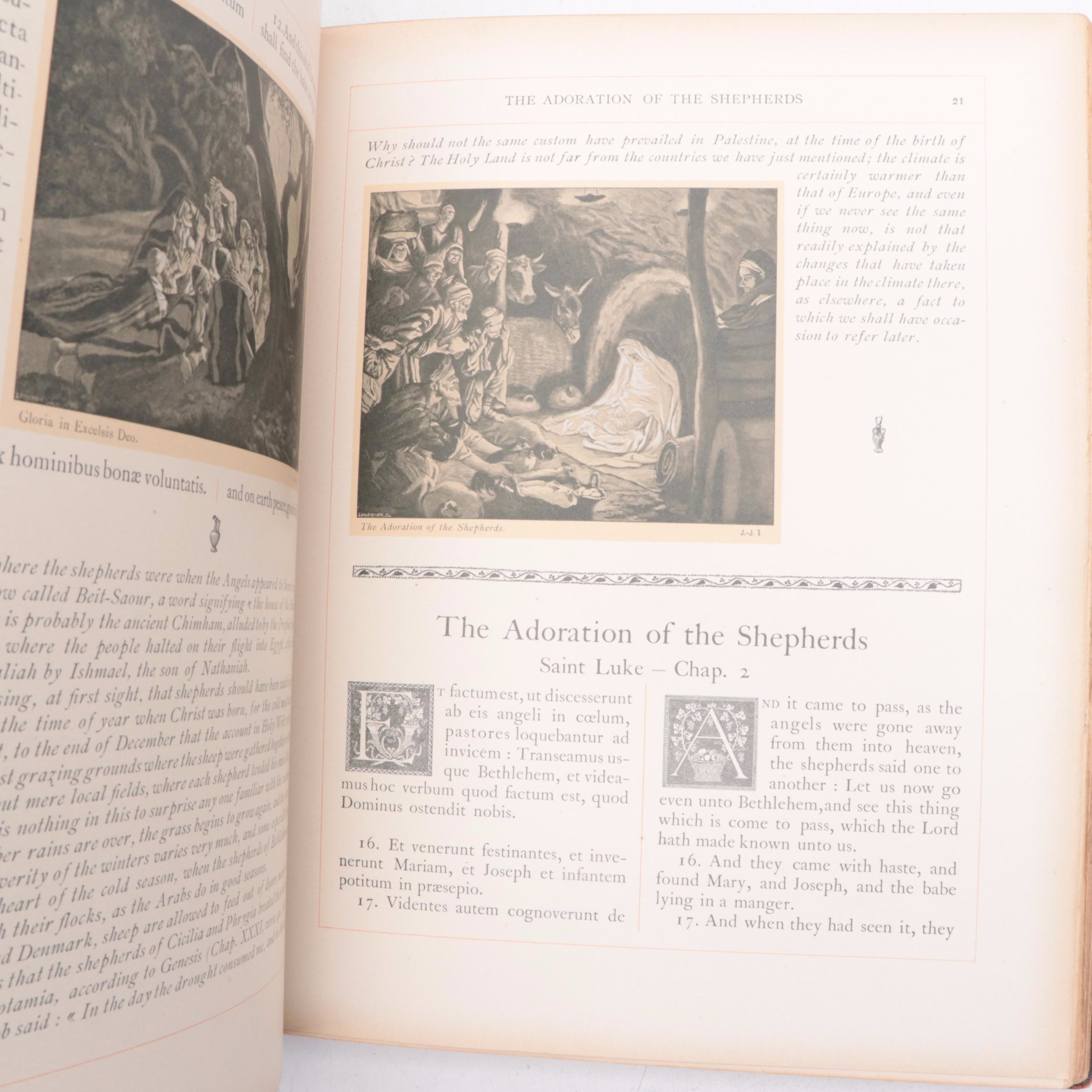 "The Life of Our Savior Jesus Christ" Four-Volume Set by J. James Tissot, 1899