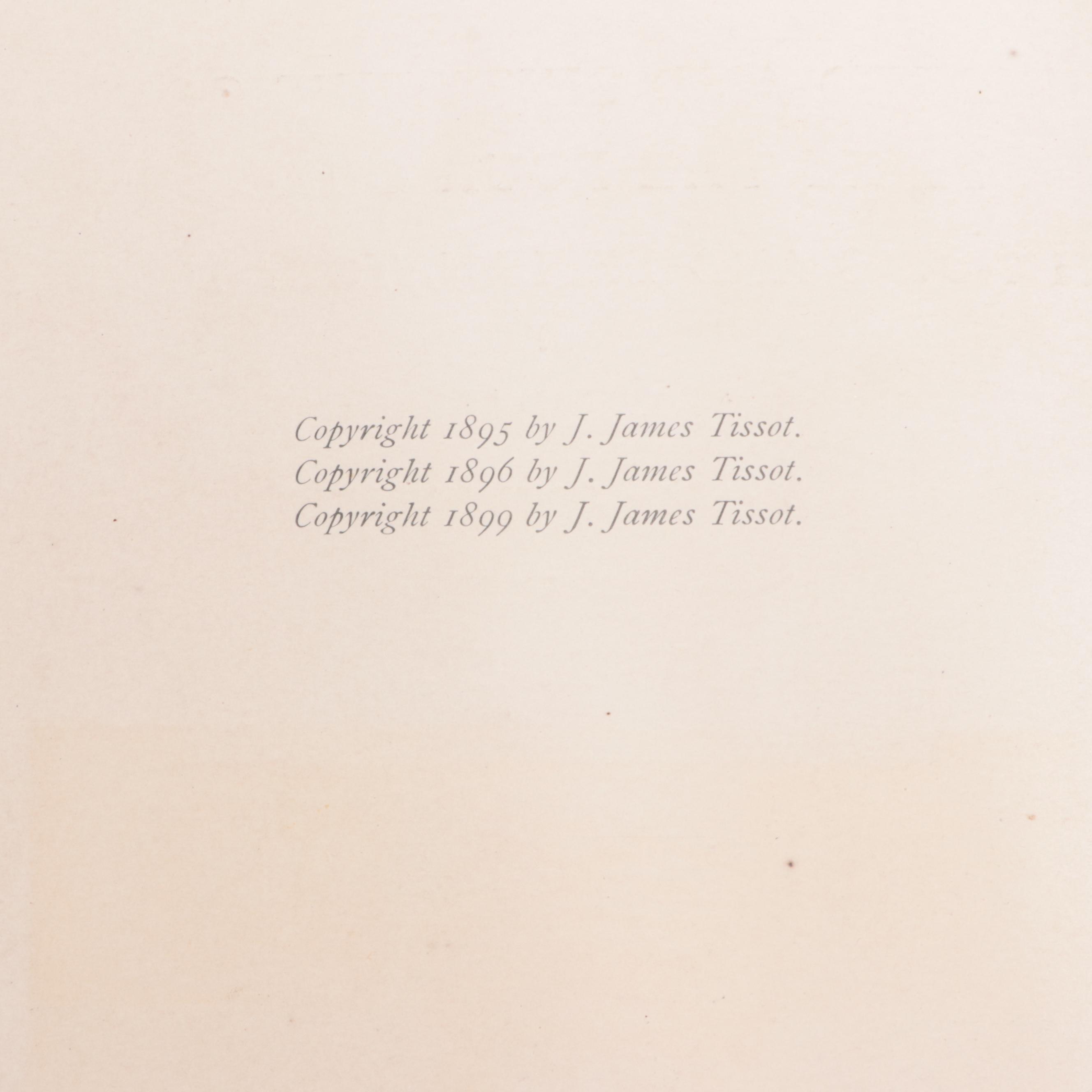 "The Life of Our Savior Jesus Christ" Four-Volume Set by J. James Tissot, 1899