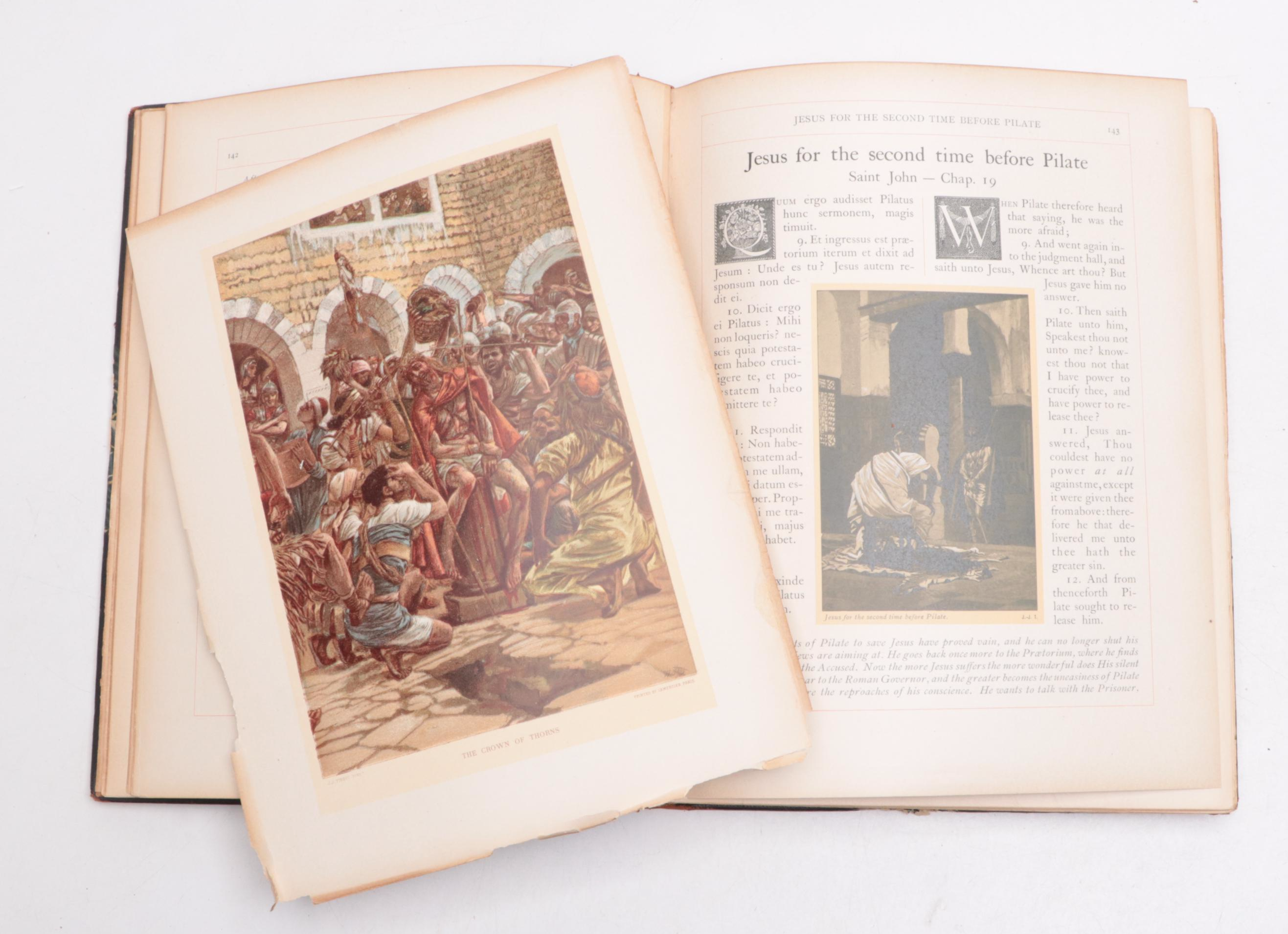 "The Life of Our Savior Jesus Christ" Four-Volume Set by J. James Tissot, 1899