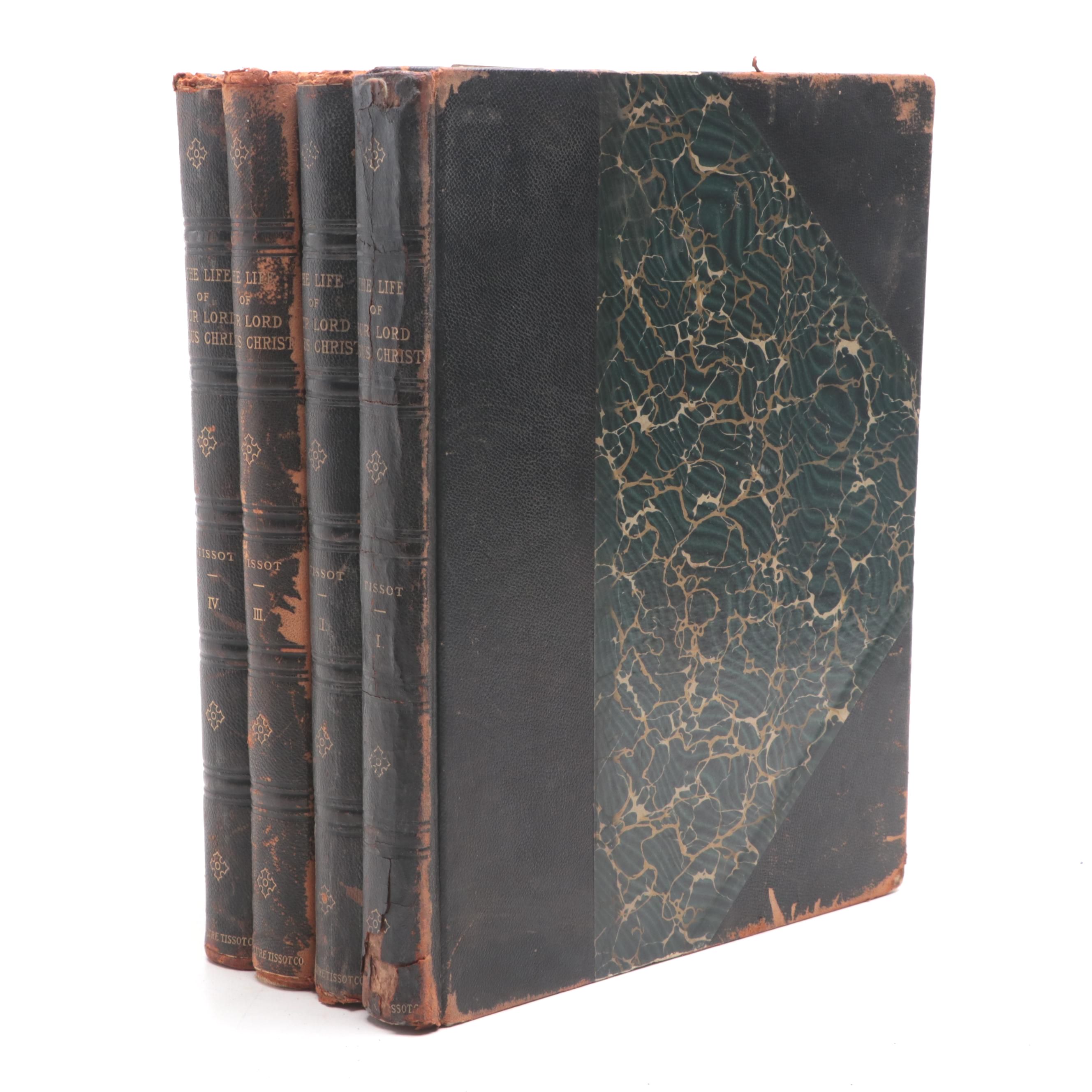 "The Life of Our Savior Jesus Christ" Four-Volume Set by J. James Tissot, 1899